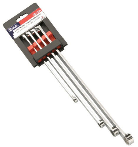 Genius Tools DE-704S hosszított, egyenes csillagkulcs készlet, colos, 4 részes termék fő termékképe