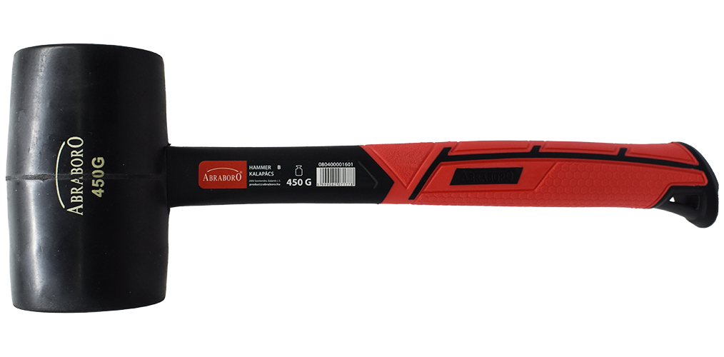 Abraboro Gumikalapács, fekete, 450 g termék fő termékképe