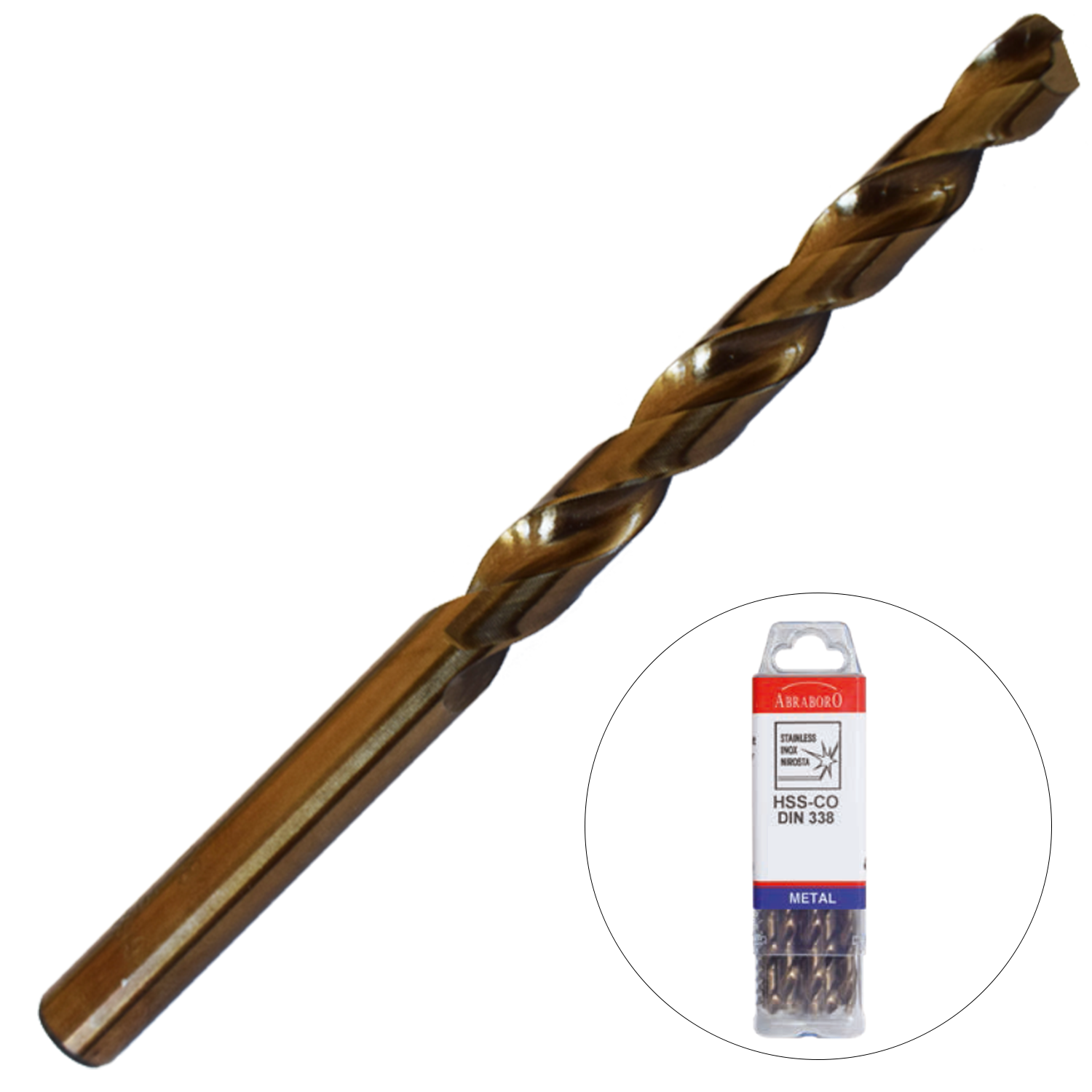 Abraboro 1 x 34 / 12 mm HSS-Co fémcsigafúró X-Pack, 10 db/csomag termék fő termékképe