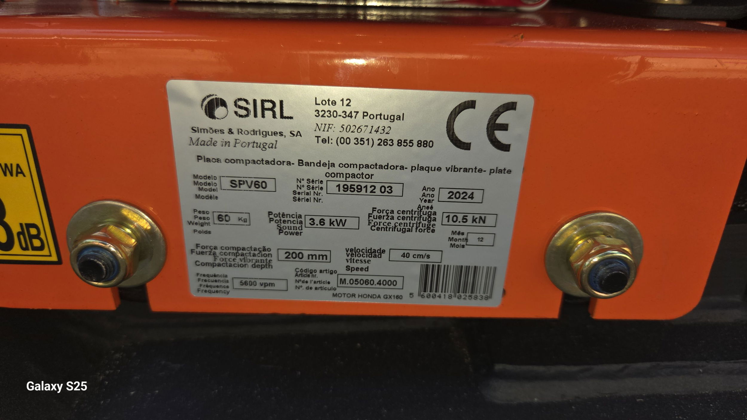 SIRL Lapvibrátor 60Kg-os víztartállyal termék fő termékképe