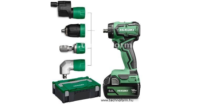 HiKoki DS18DDQ-WSZ akkus fúró-csavarozó (2 x 5.0 Ah Li-ion akkuval) termék fő termékképe