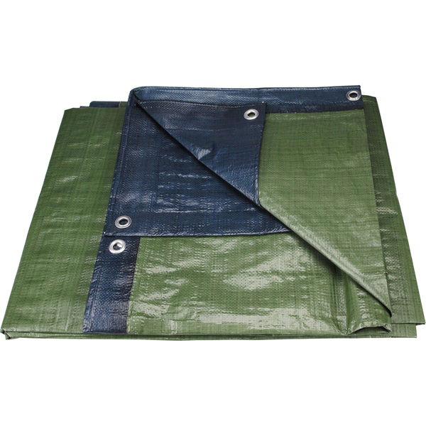 EXTOL Takaróponyva, vízálló, de nem UV álló; 150g/nm, 5×8m névleges méret, valós méret: 4,8×7,8m, PE, lefűző lyukakkal termék fő termékképe