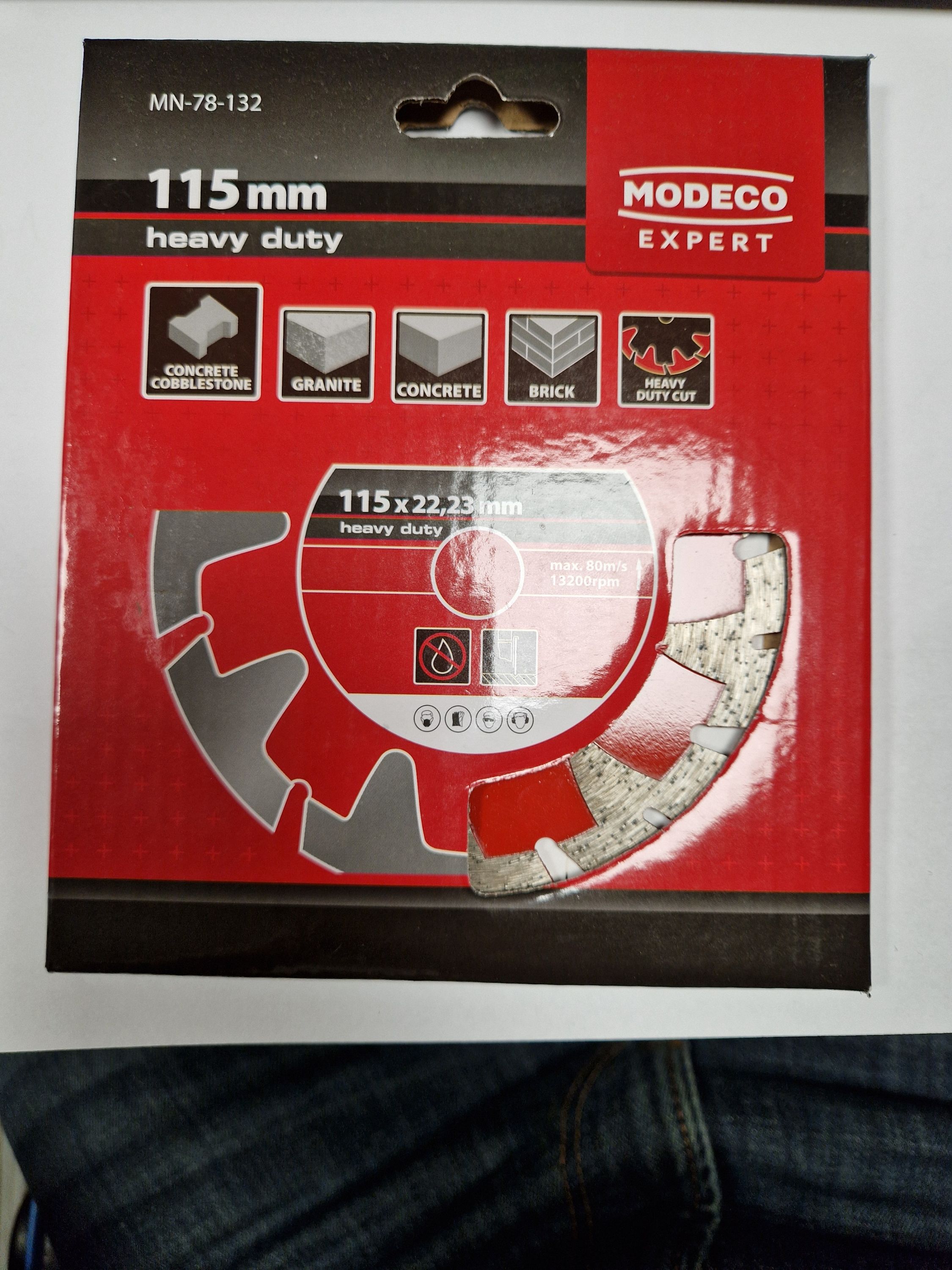 MODECO Gyémánt vágókorong 115 mm termék fő termékképe