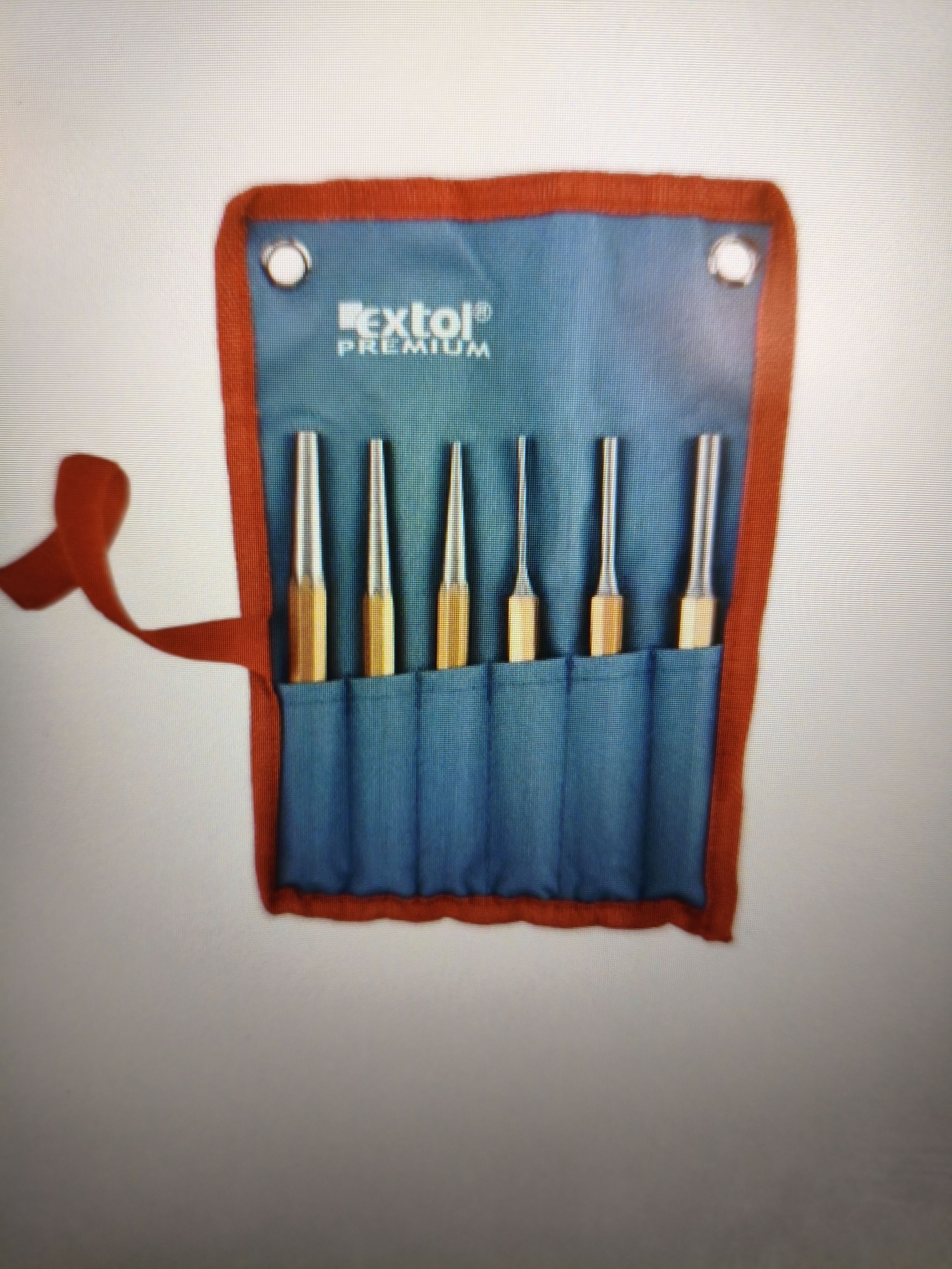 EXTOL kiütő klt. 6db CV. HRC 52-58; 3-8mm, 150mm termék fő termékképe