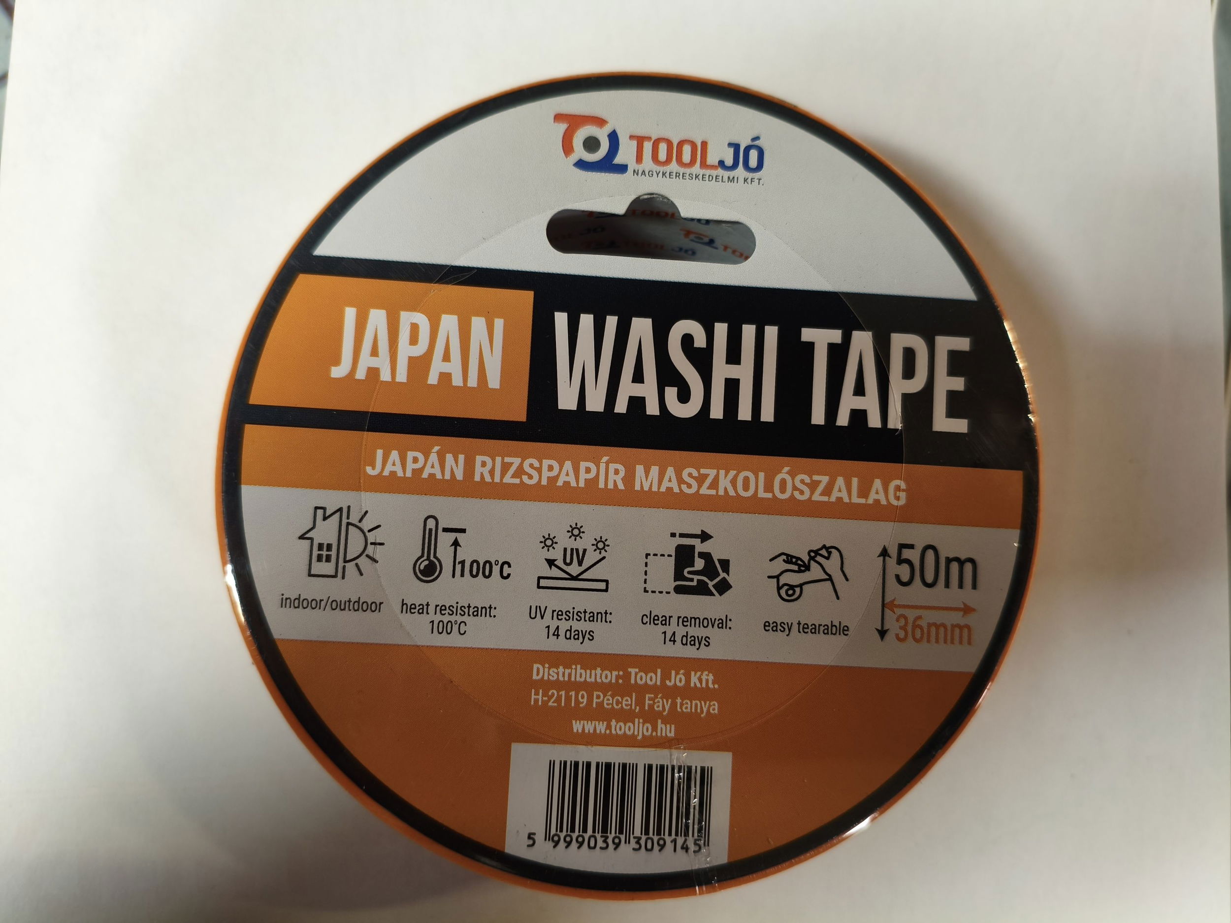 Maszkolószalag JAPÁN washi tape 36mmx50m termék fő termékképe