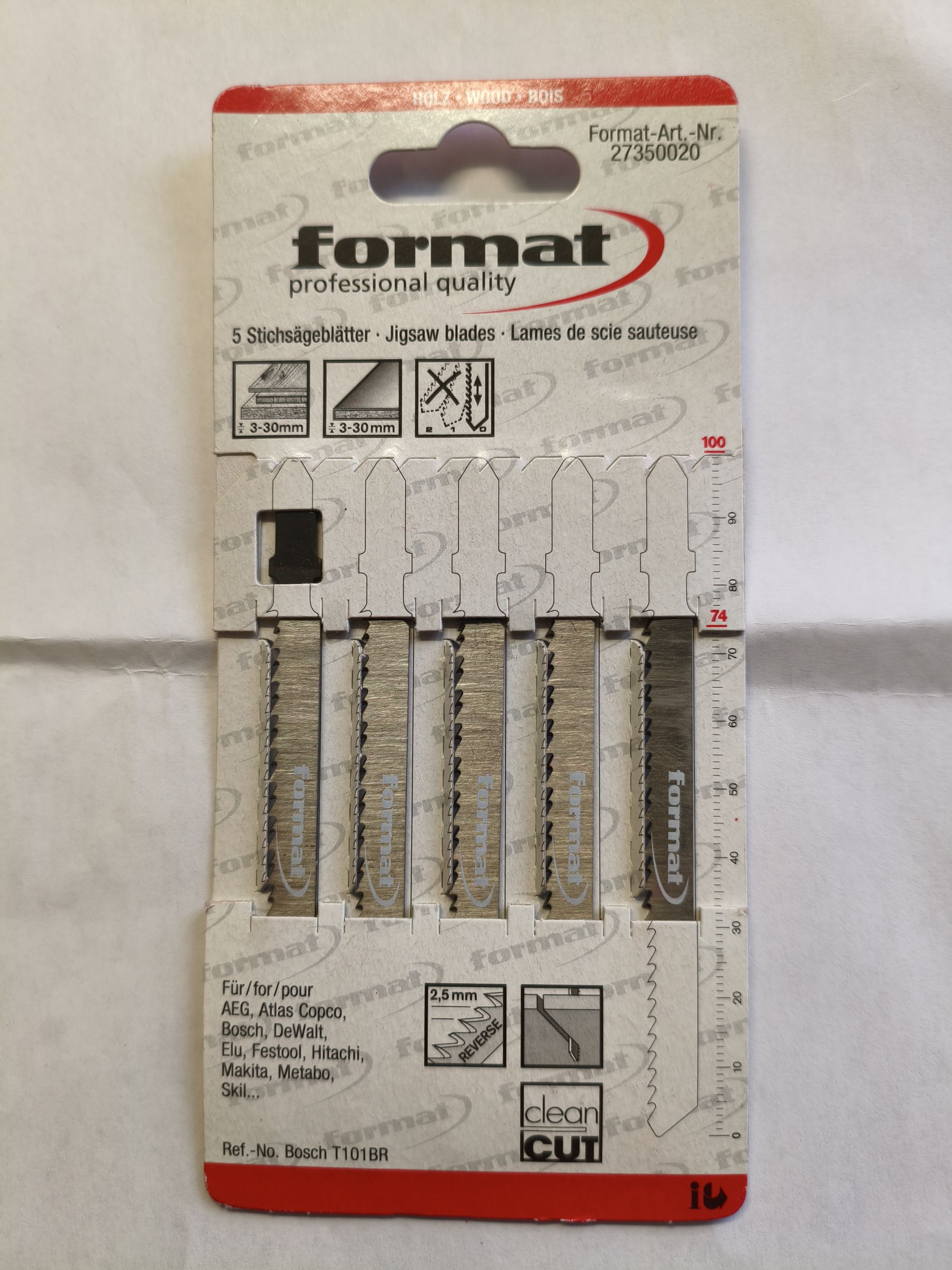 Format szúrófűrészlap T101BR /5db termék fő termékképe