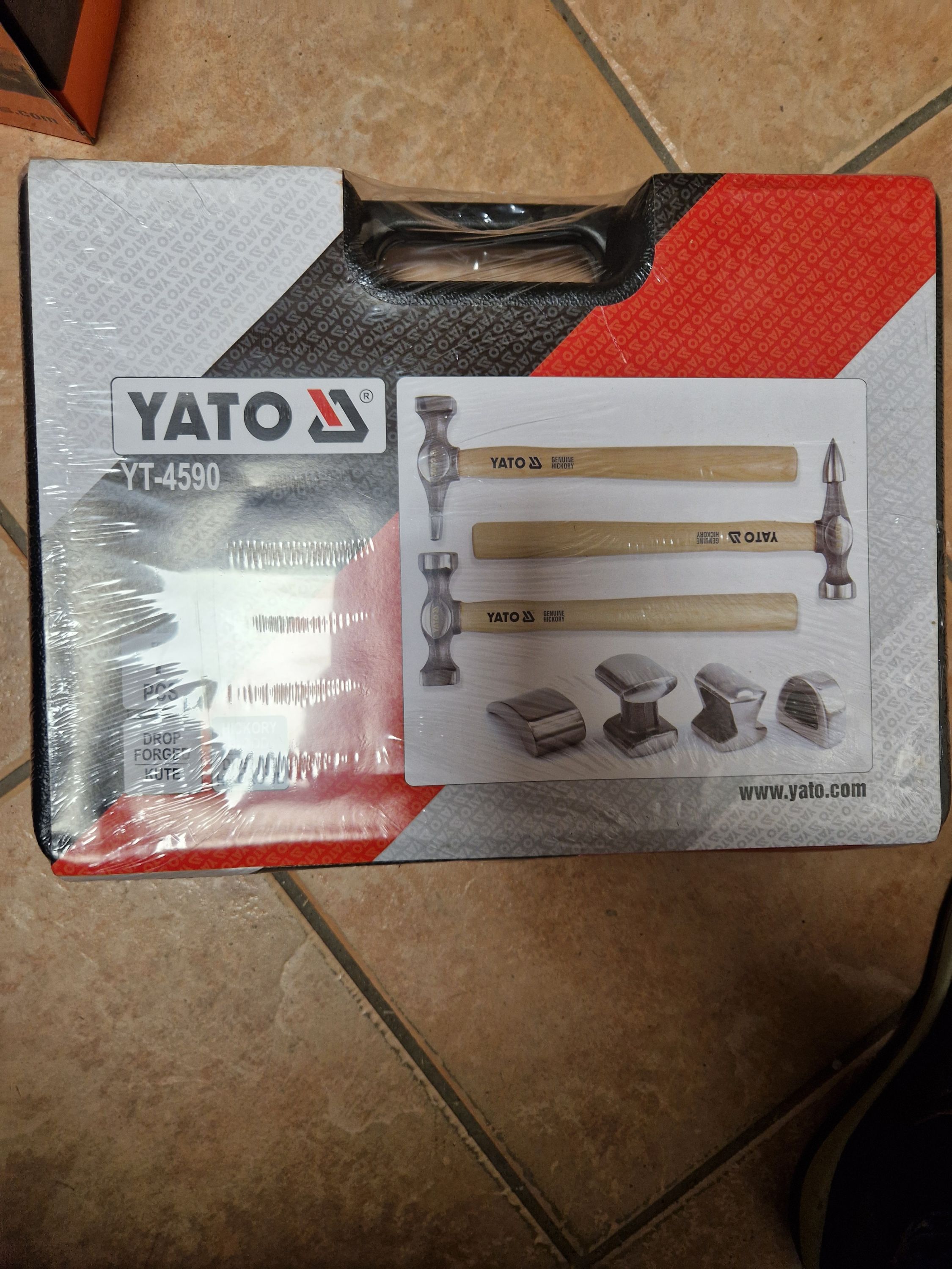 YATO Karosszériás kalapács és egyengető készlet 7 részes termék fő termékképe