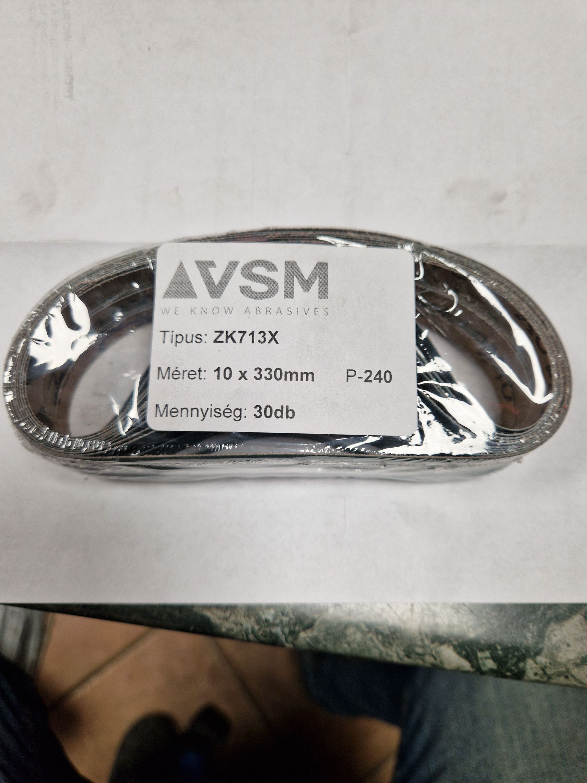 Csiszolószalag ZK713X 10x330mm P-240 termék fő termékképe