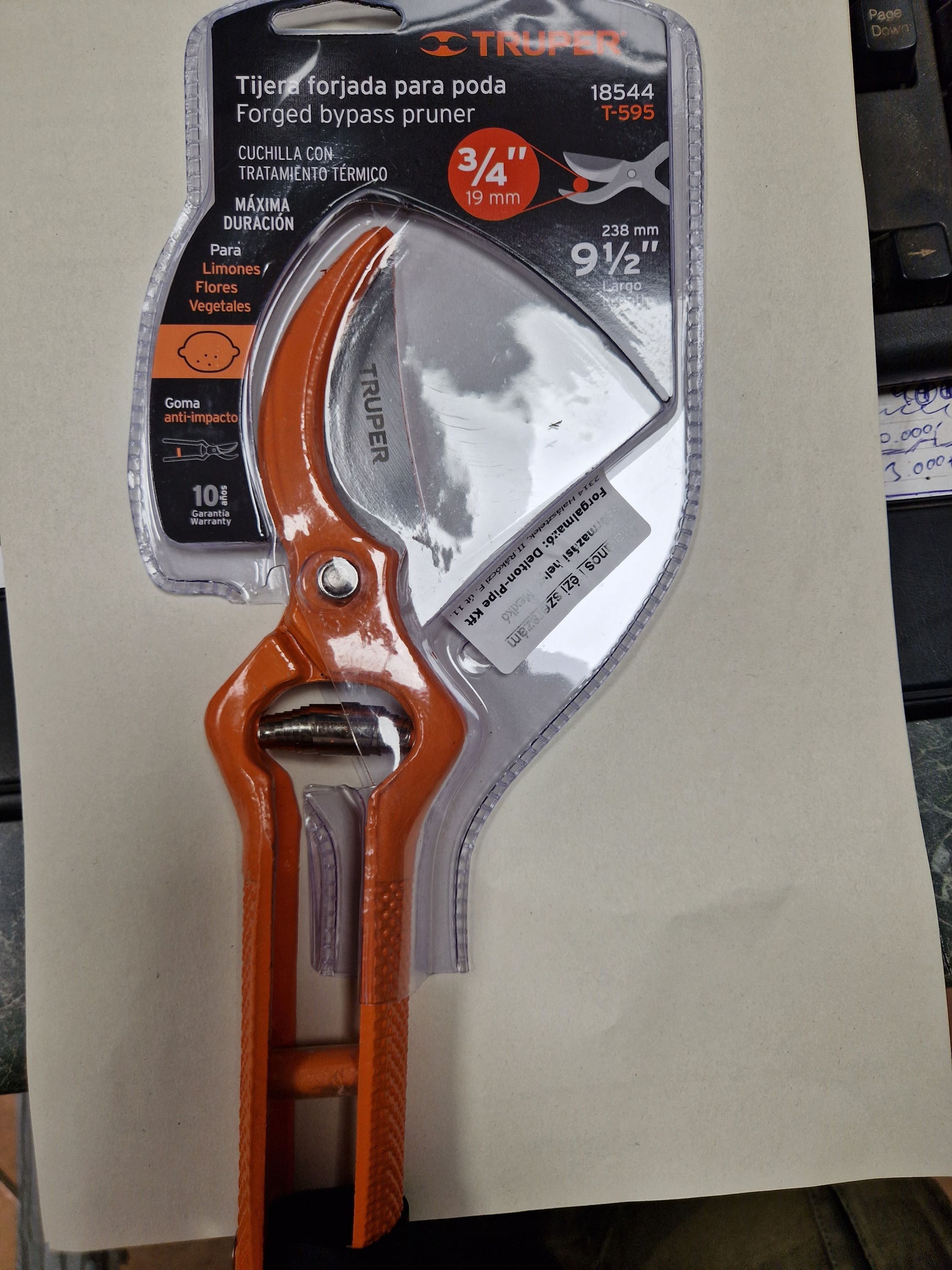 TRUPER T-595 Metszőolló kovácsolt 24 mm termék fő termékképe