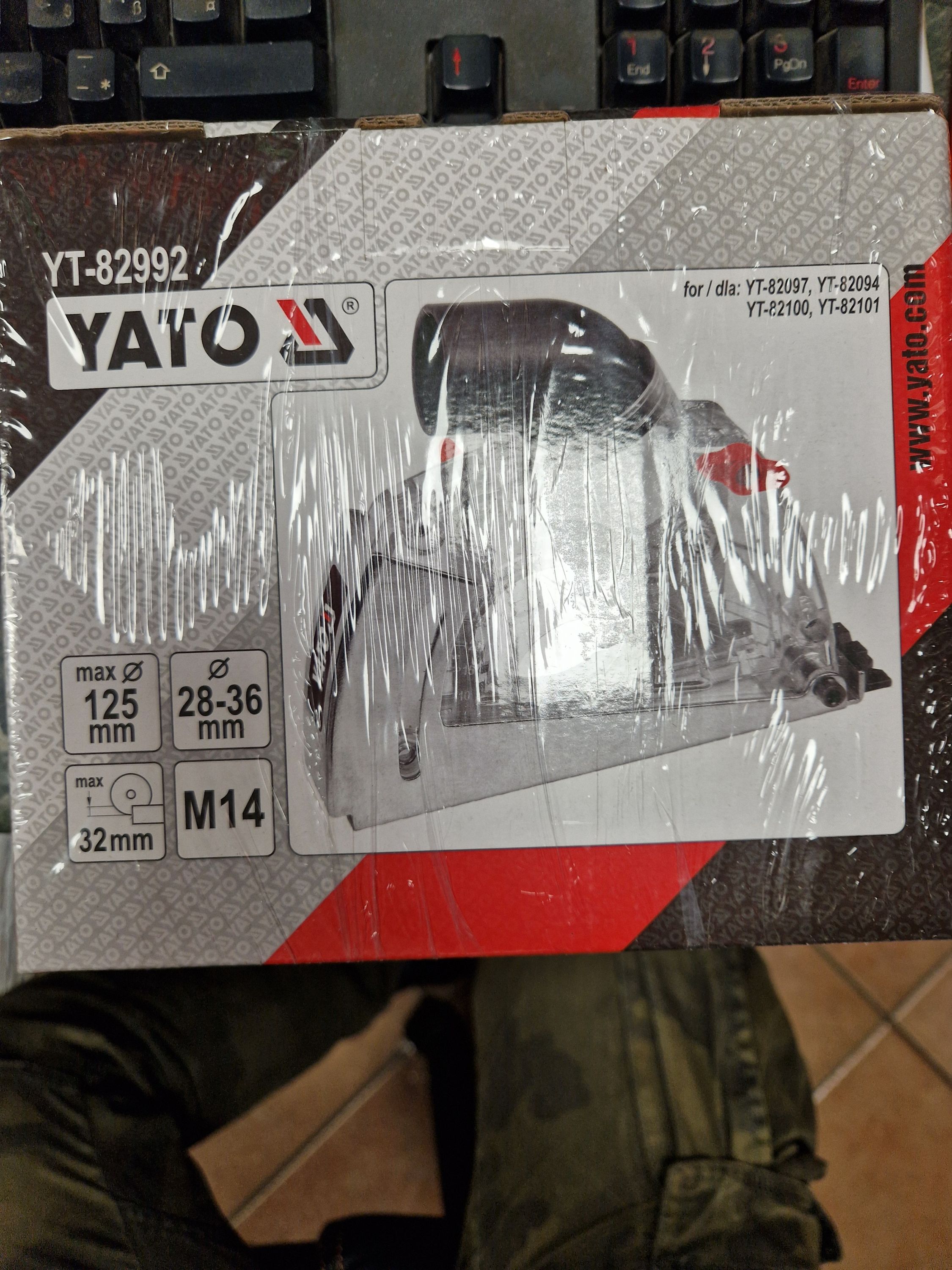 YATO Sarokcsiszoló porelszívó adapter vágáshoz 125 mm termék fő termékképe