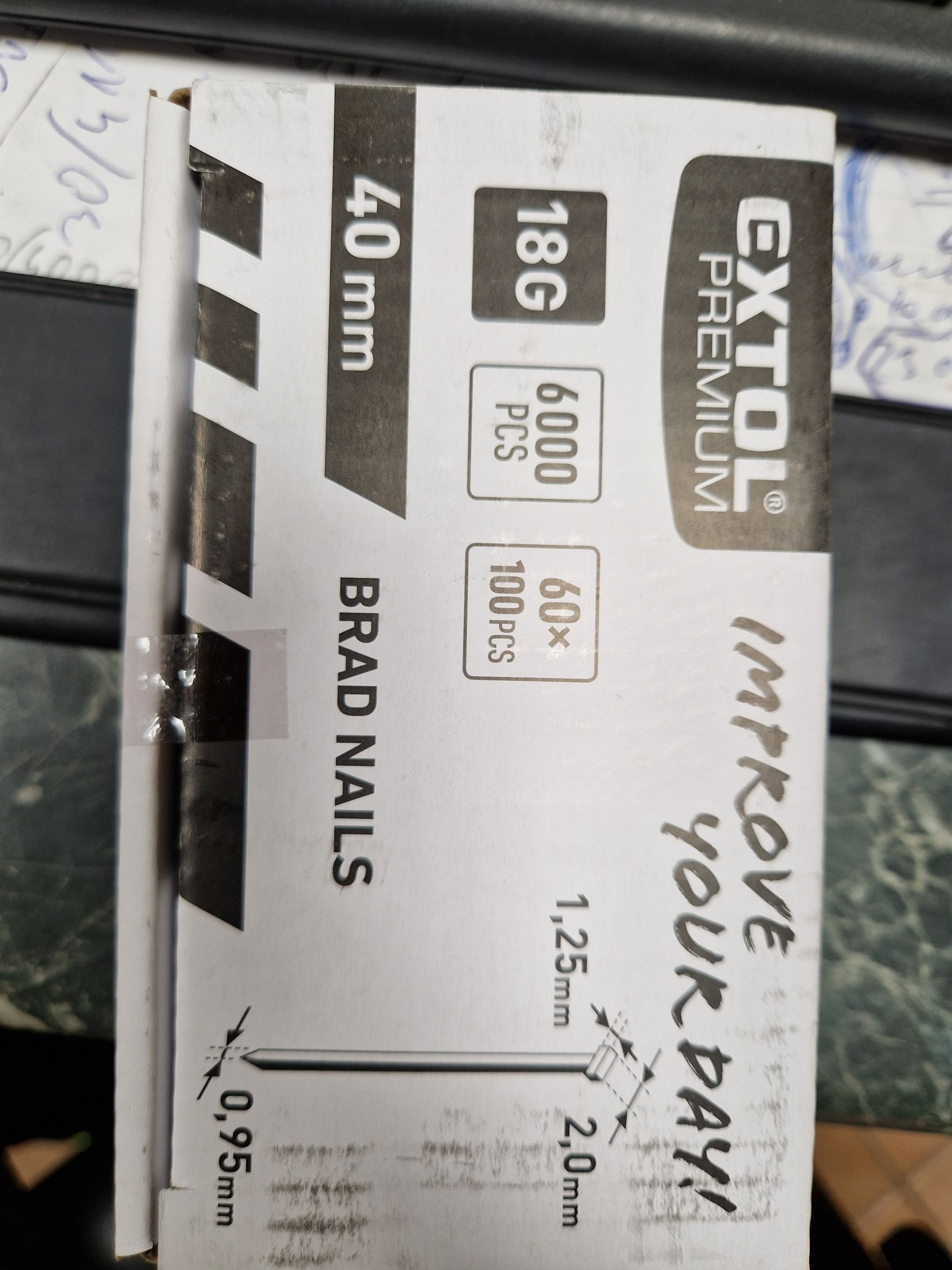 EXTOL Szeg fejjel 8891860 akkus tűzőgéphez termék fő termékképe