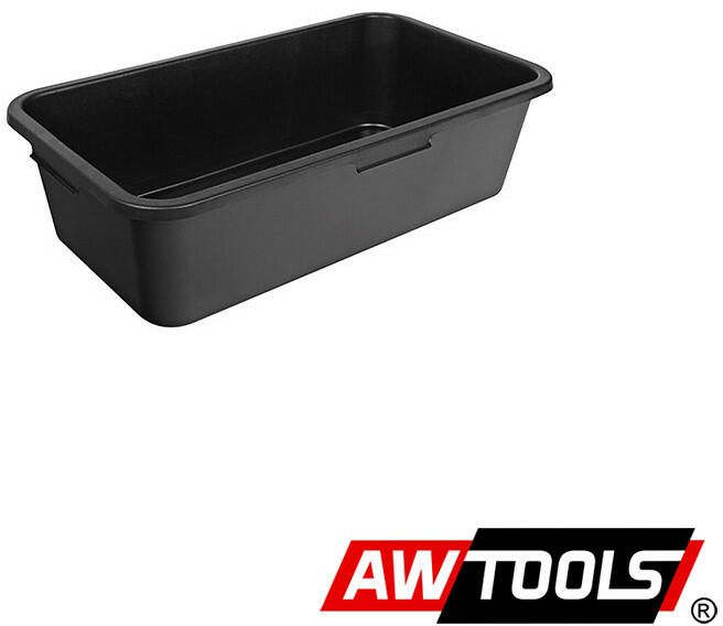 AW TOOLS Habarcskeverőláda, PVC, 40L-es, Fekete termék fő termékképe