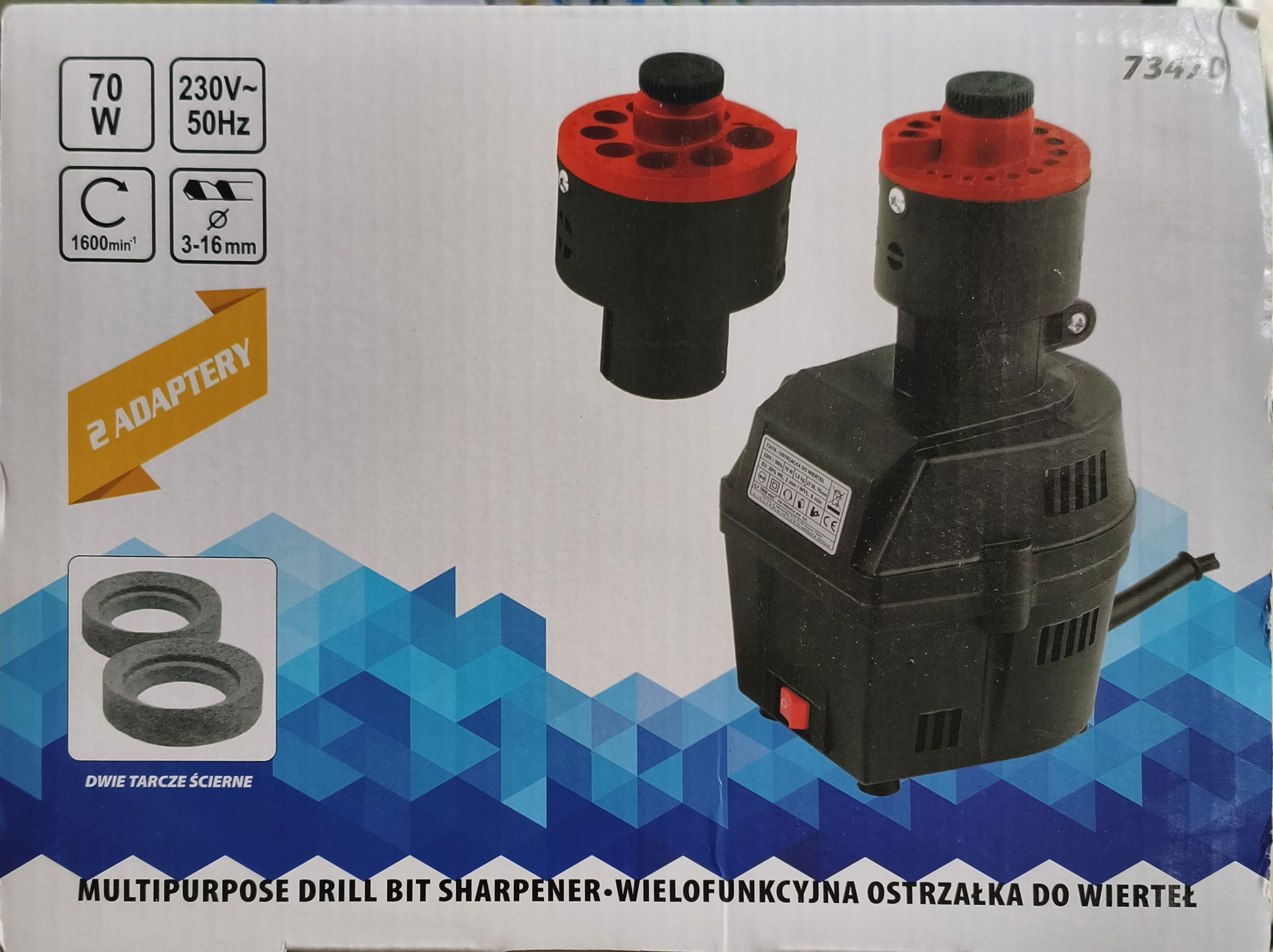 Fúró élező 3-16 mm, 70W, 230V termék fő termékképe