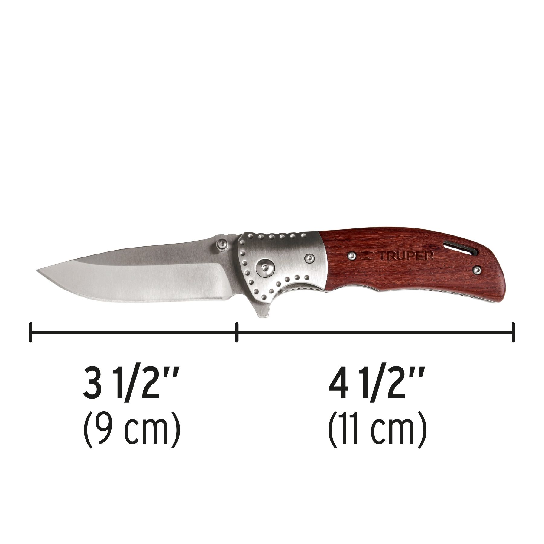 TRUPER Zsebkés 9cm-es penge, 11cm-es nyéllel, NV-4 termék fő termékképe