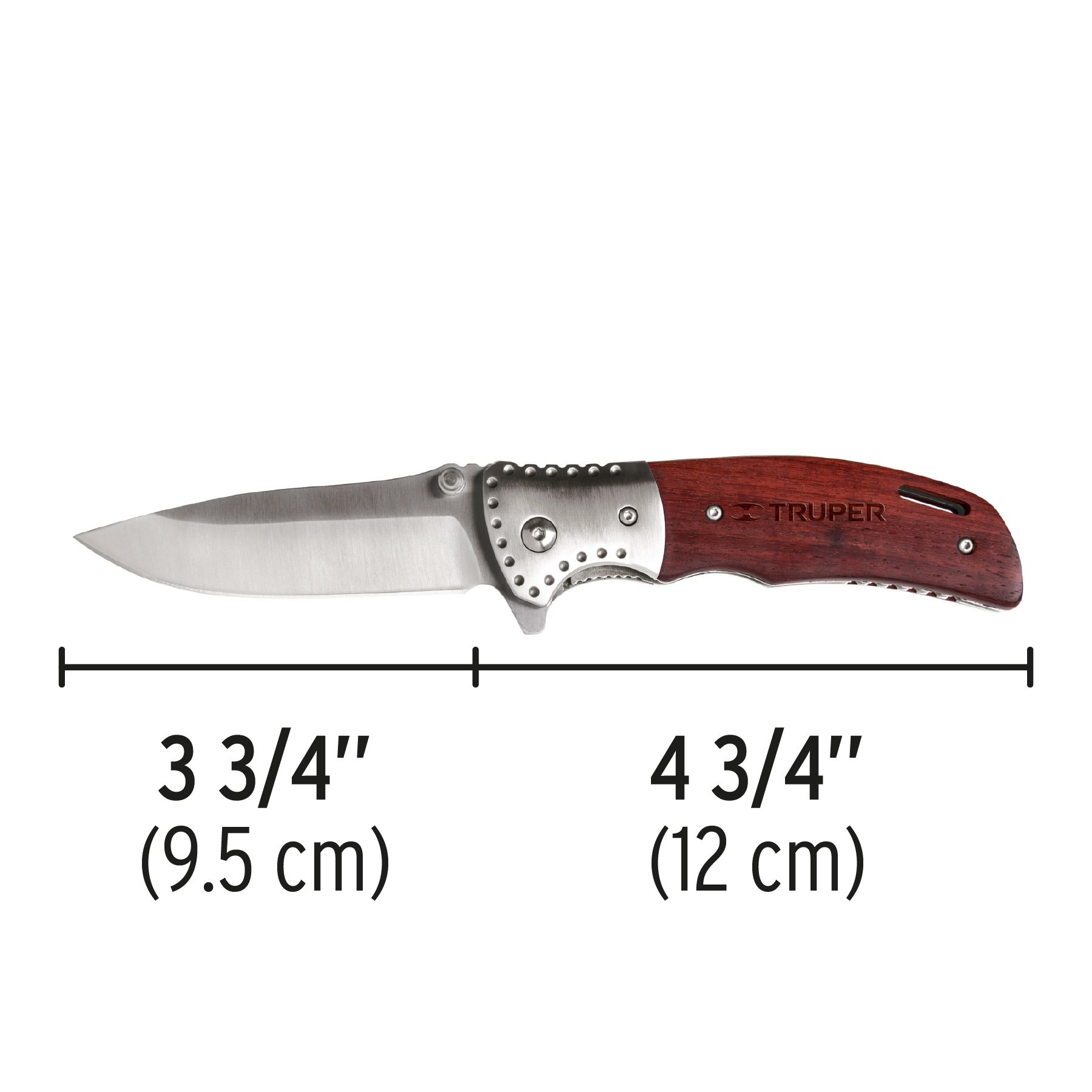 TRUPER Zsebkés recés 9,5cm-es penge, 12cm-es nyéllel, NV-5 termék fő termékképe