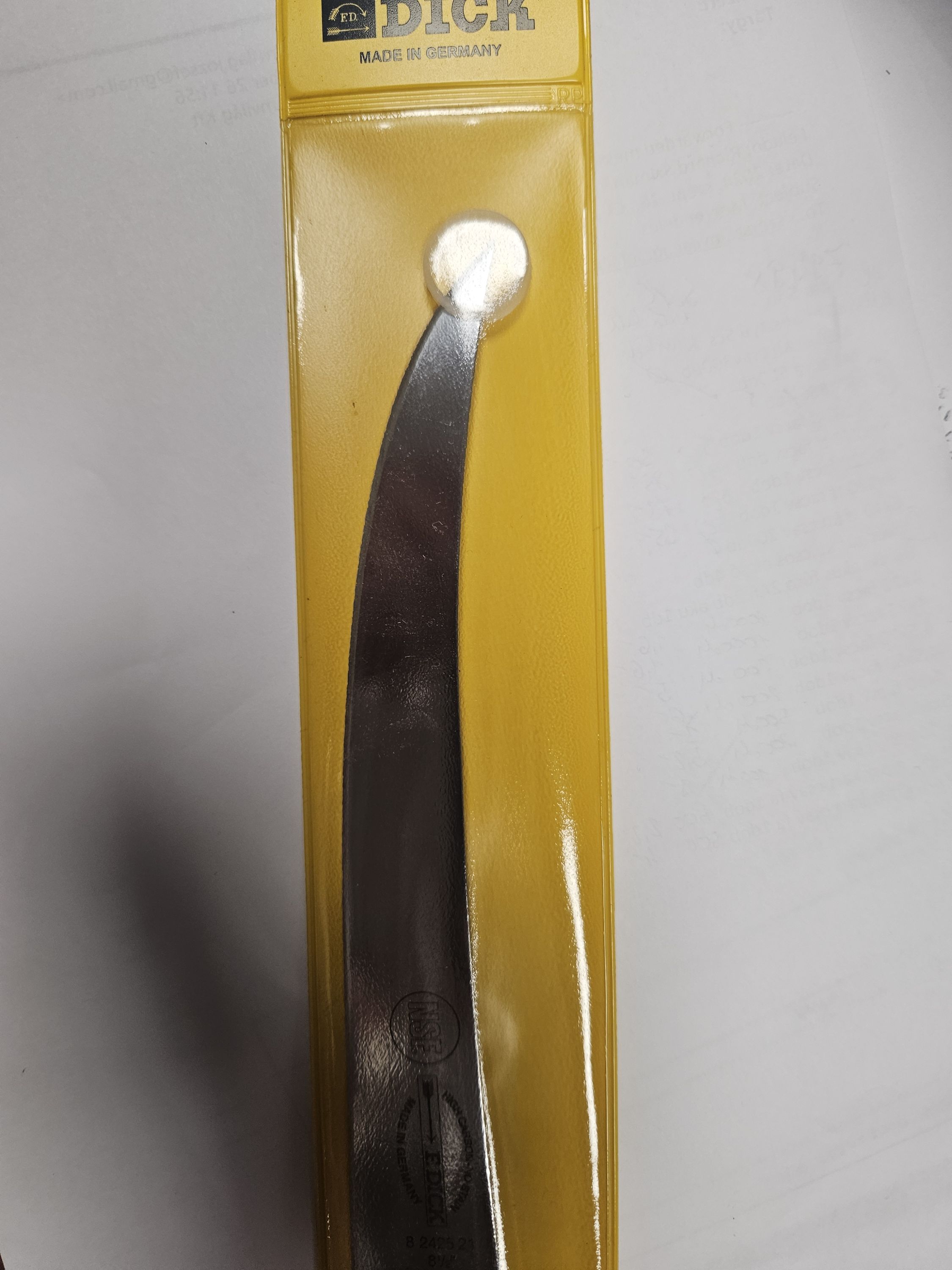 DICK ErgoGrip henteskés (21 cm) merev, ívelt, vékony termék fő termékképe