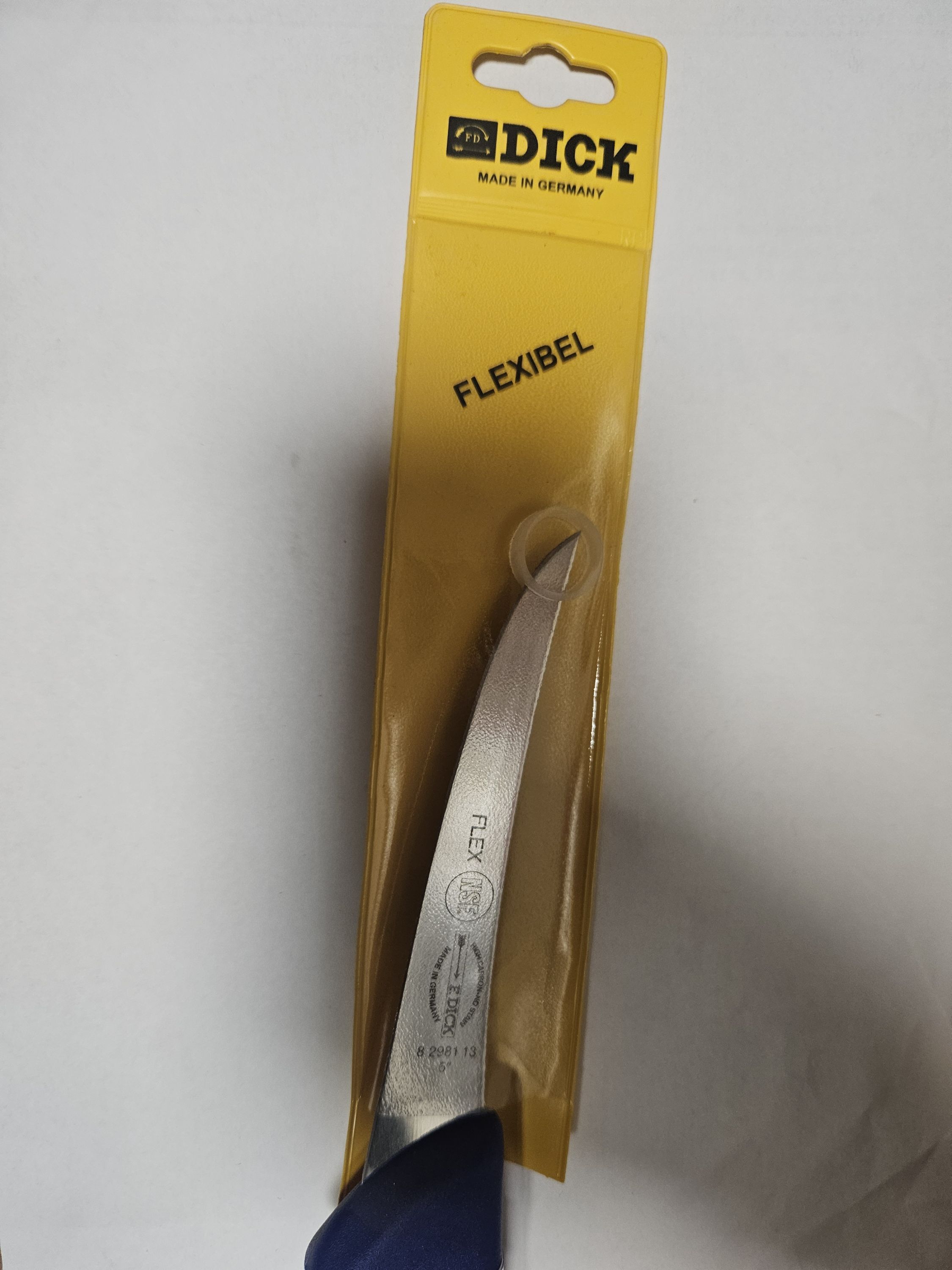 DICK ErgoGrip csontozókés, fél flexibilis pengével (13 cm) ívelt, normál termék fő termékképe