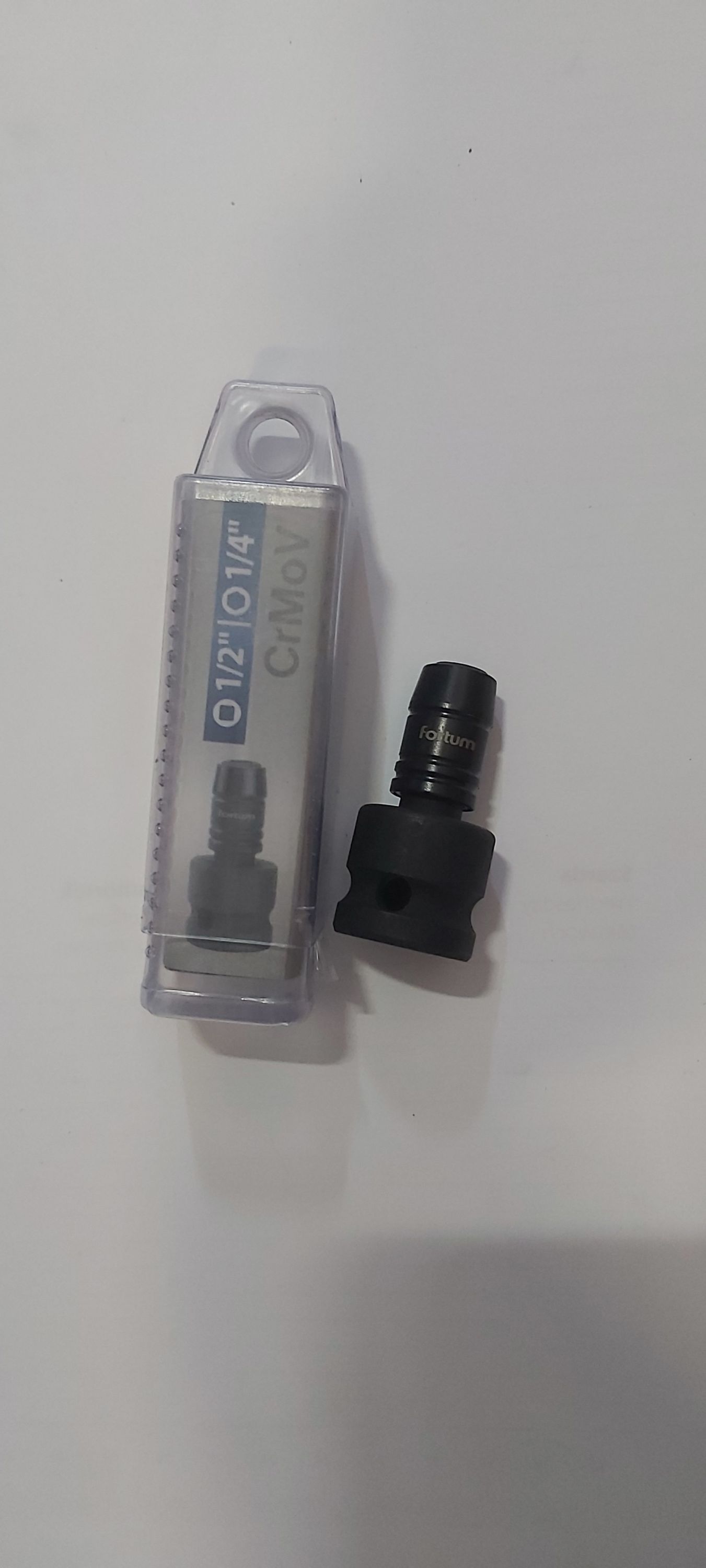 Fortum adapter, impakt 1/4" BIT-ek gépi befogásához, 1/2" gépi befogás, gyors kioldóval termék fő termékképe