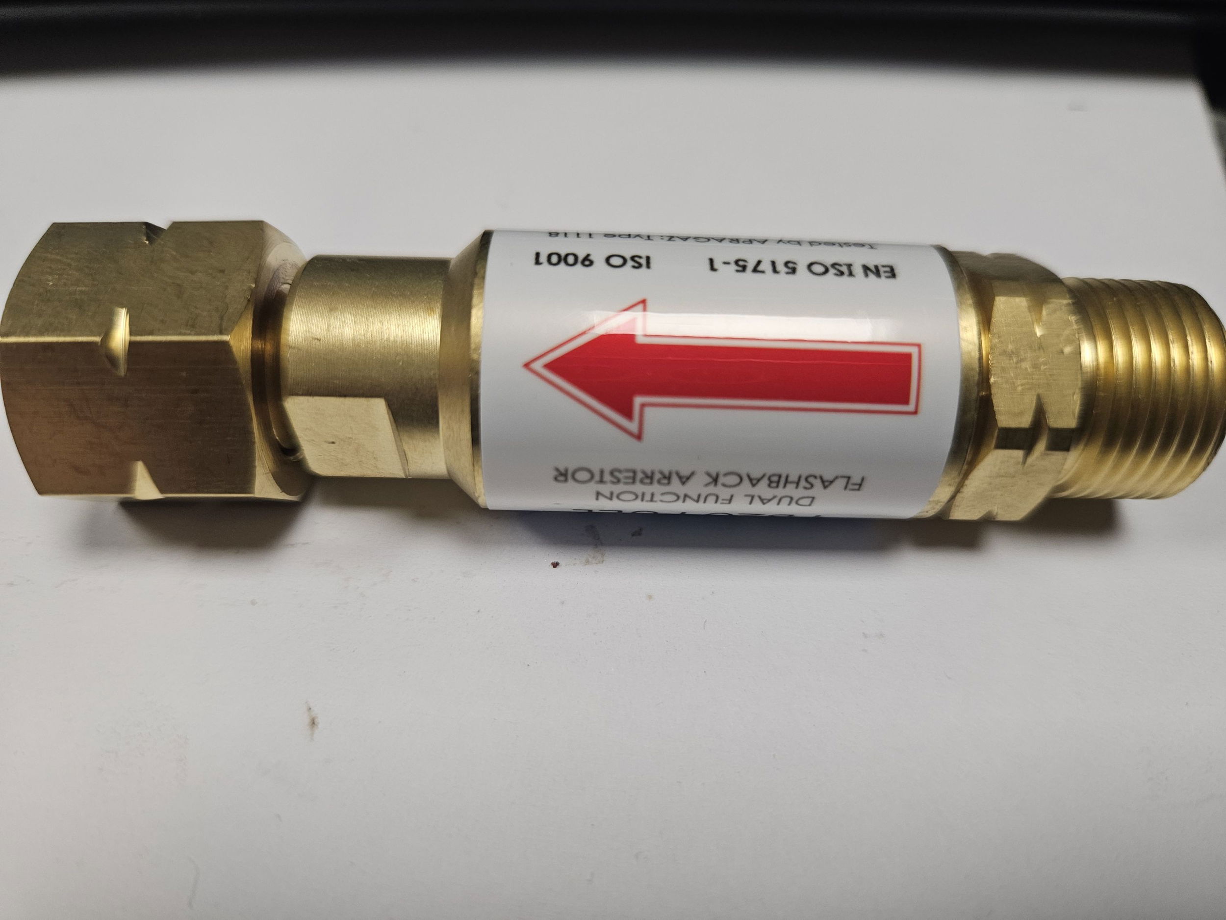 IWELD Visszaégésgátló Acetilén ( reduktorra ) 3/8" termék fő termékképe