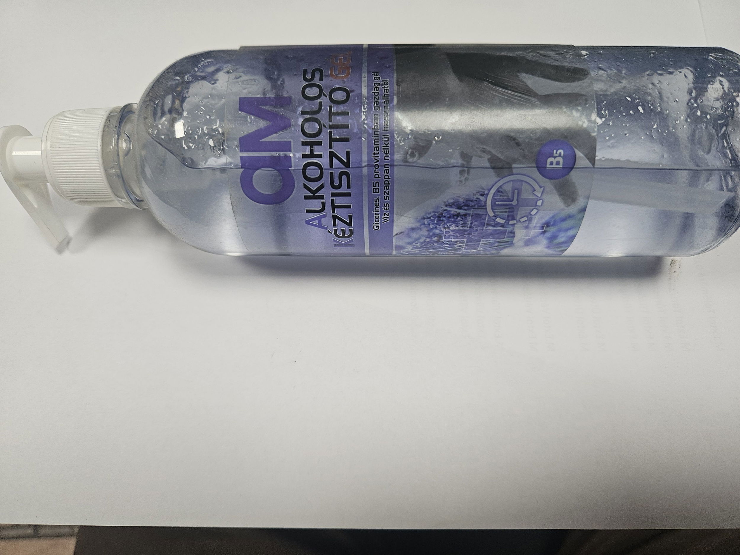 AM alkoholos kéztisztító gél 500ml ( levendulás) termék fő termékképe