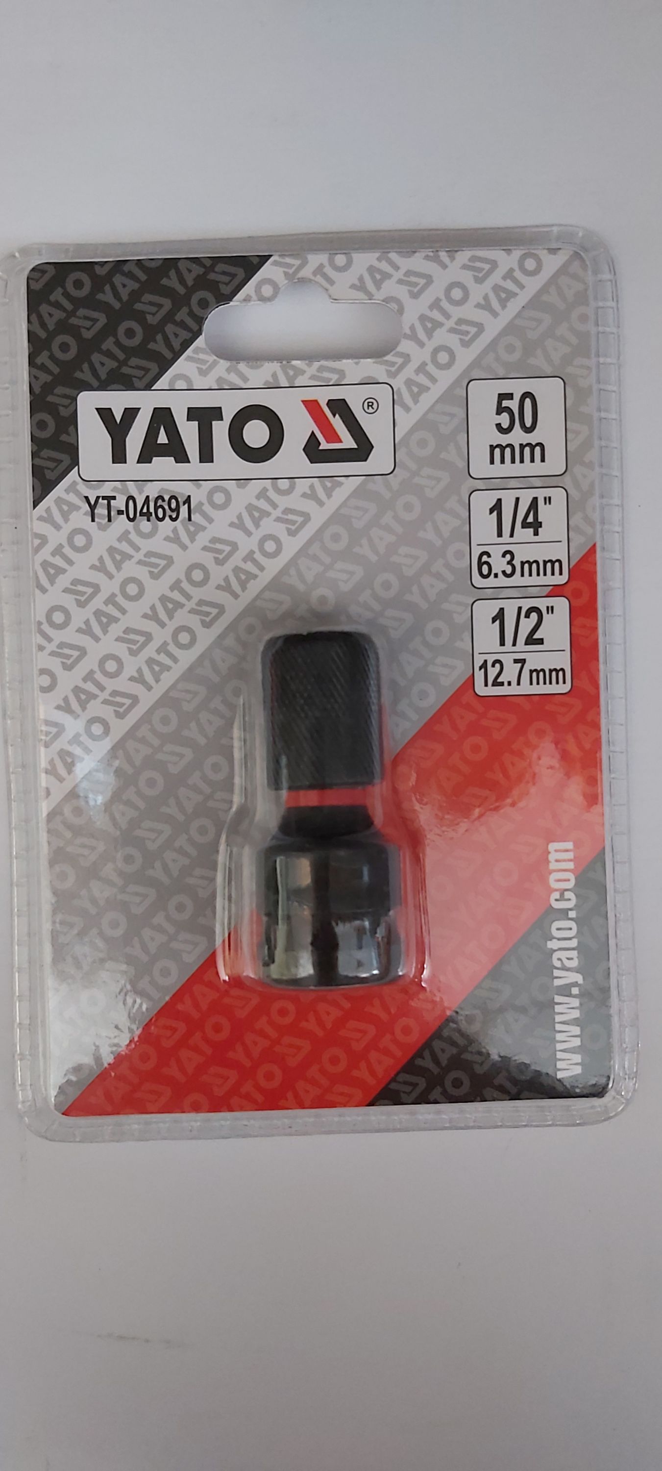 YATO Bithegy adapter 50mm 1/2"-1/4" termék fő termékképe