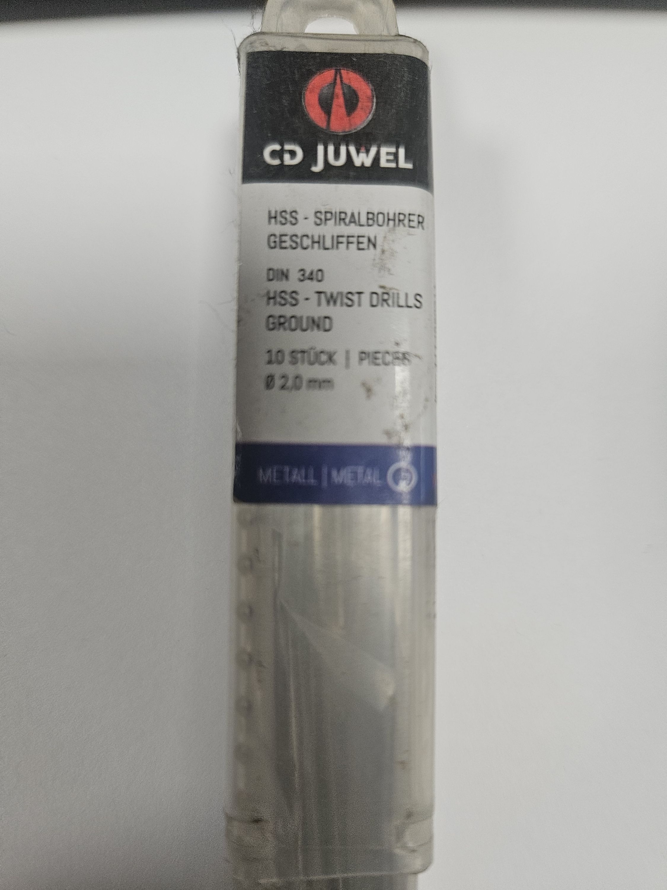 CD JUWEL csigafúró HSS-G 2,0mm hosszított termék fő termékképe