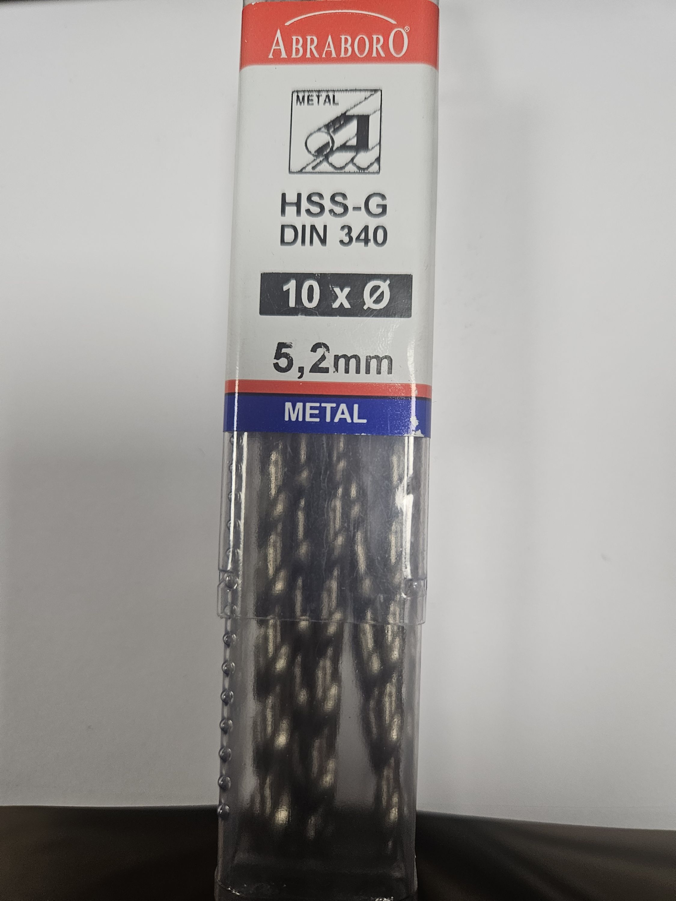 ABRABORO 5.2 x 132 / 87 mm HSS-GS hosszú hengeres szárú fémcsigafúró termék fő termékképe