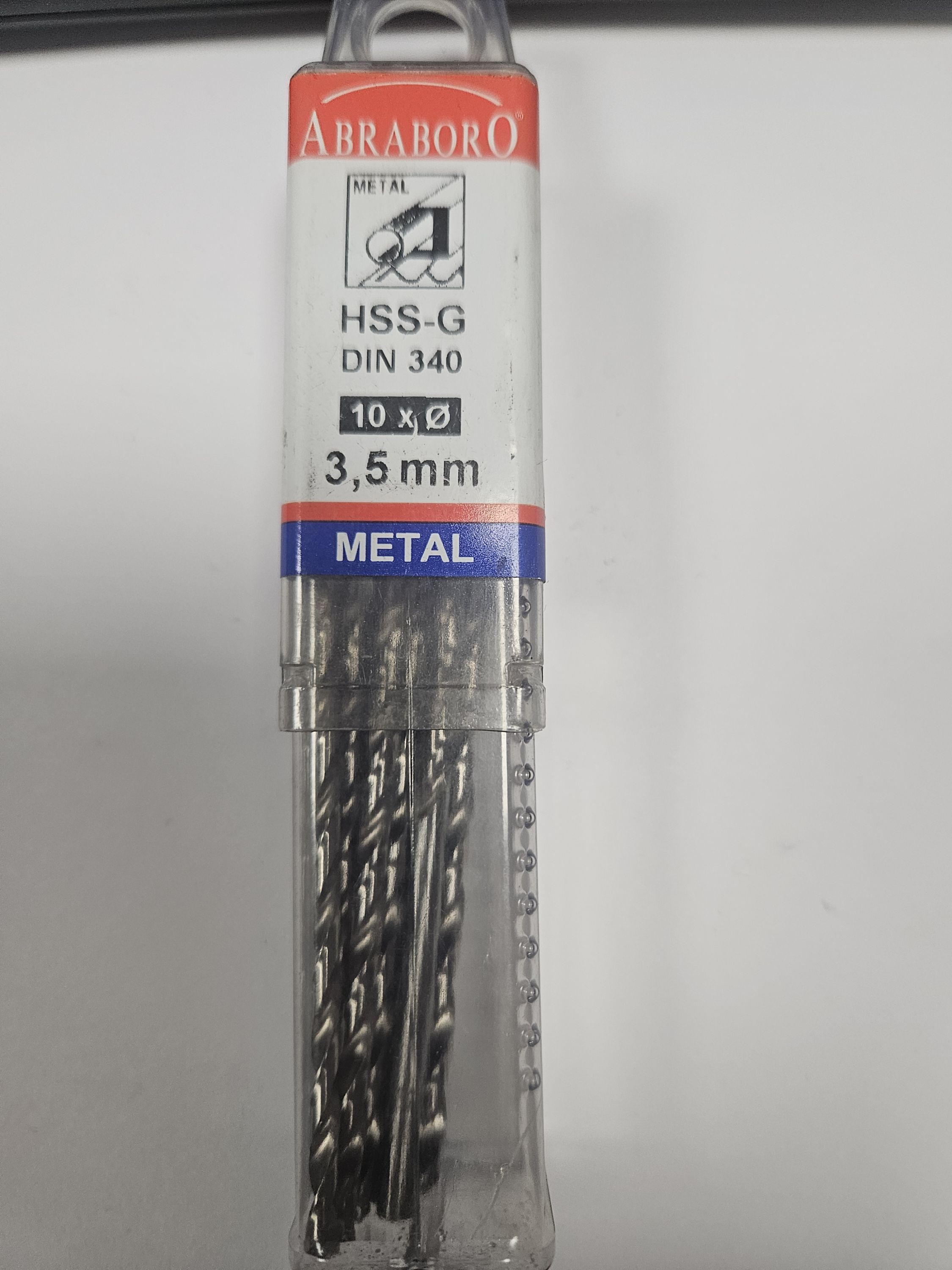 ABRABORO 3.5 x 112 / 73 mm HSS-GS hosszú hengeres szárú fémcsigafúró termék fő termékképe