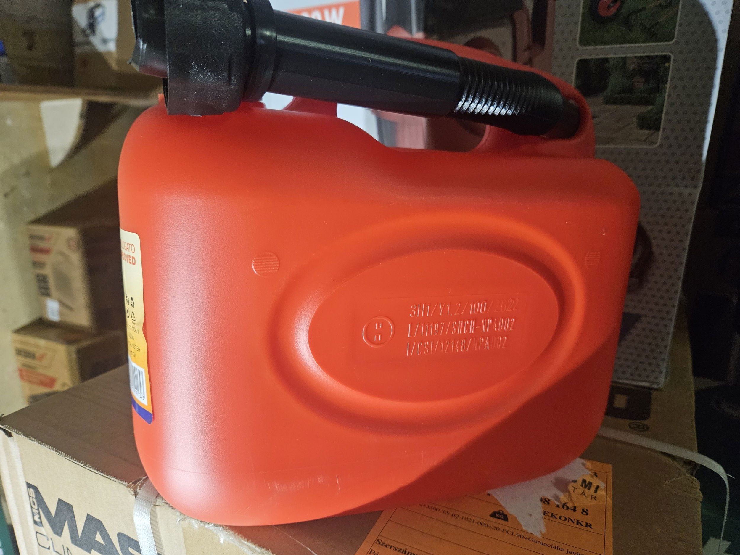 Üzemanyag kanna 5 Literes műanyag termék fő termékképe