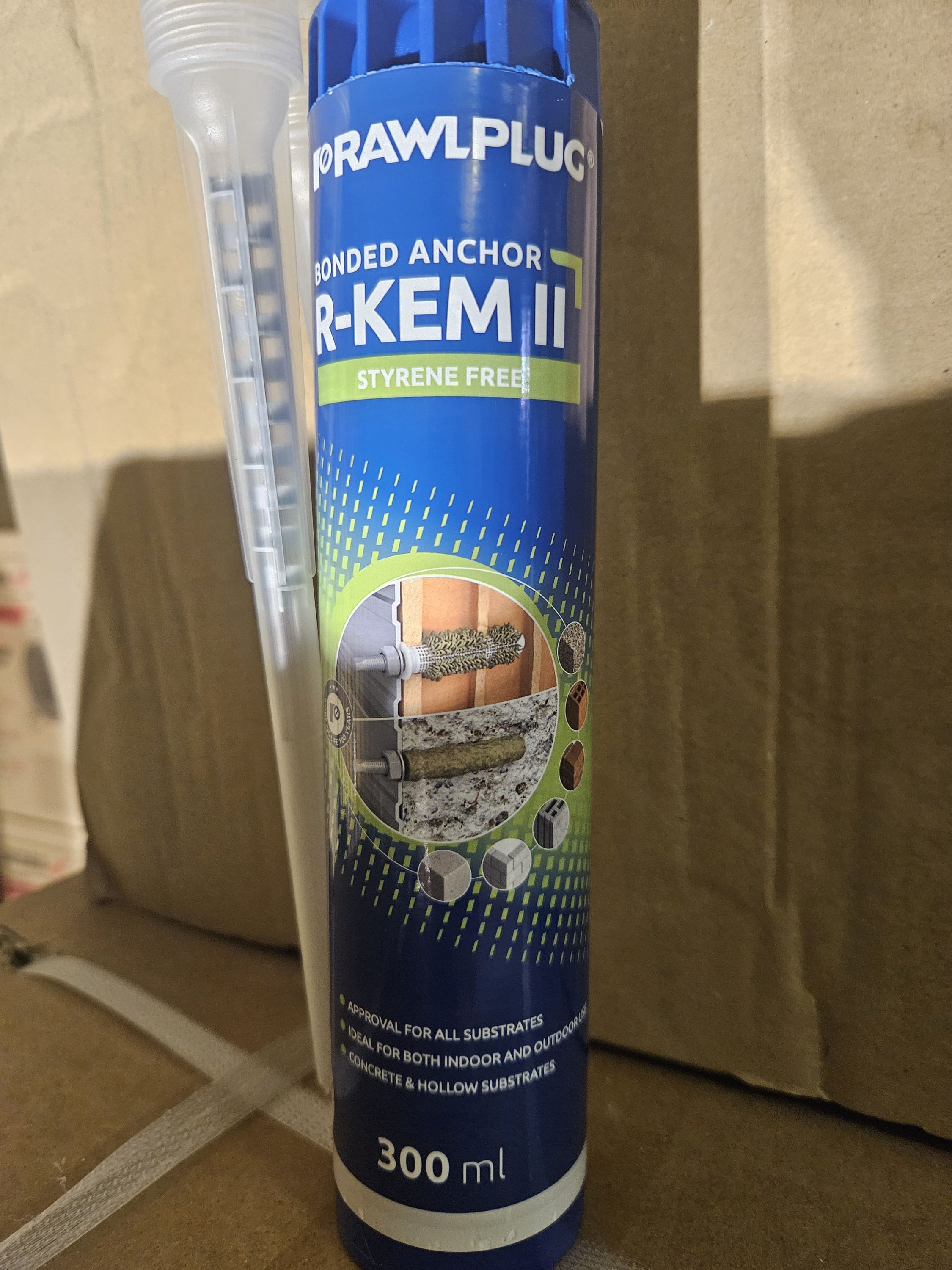 RAWLPLUG Betonragasztó két komponensű 300ml termék fő termékképe