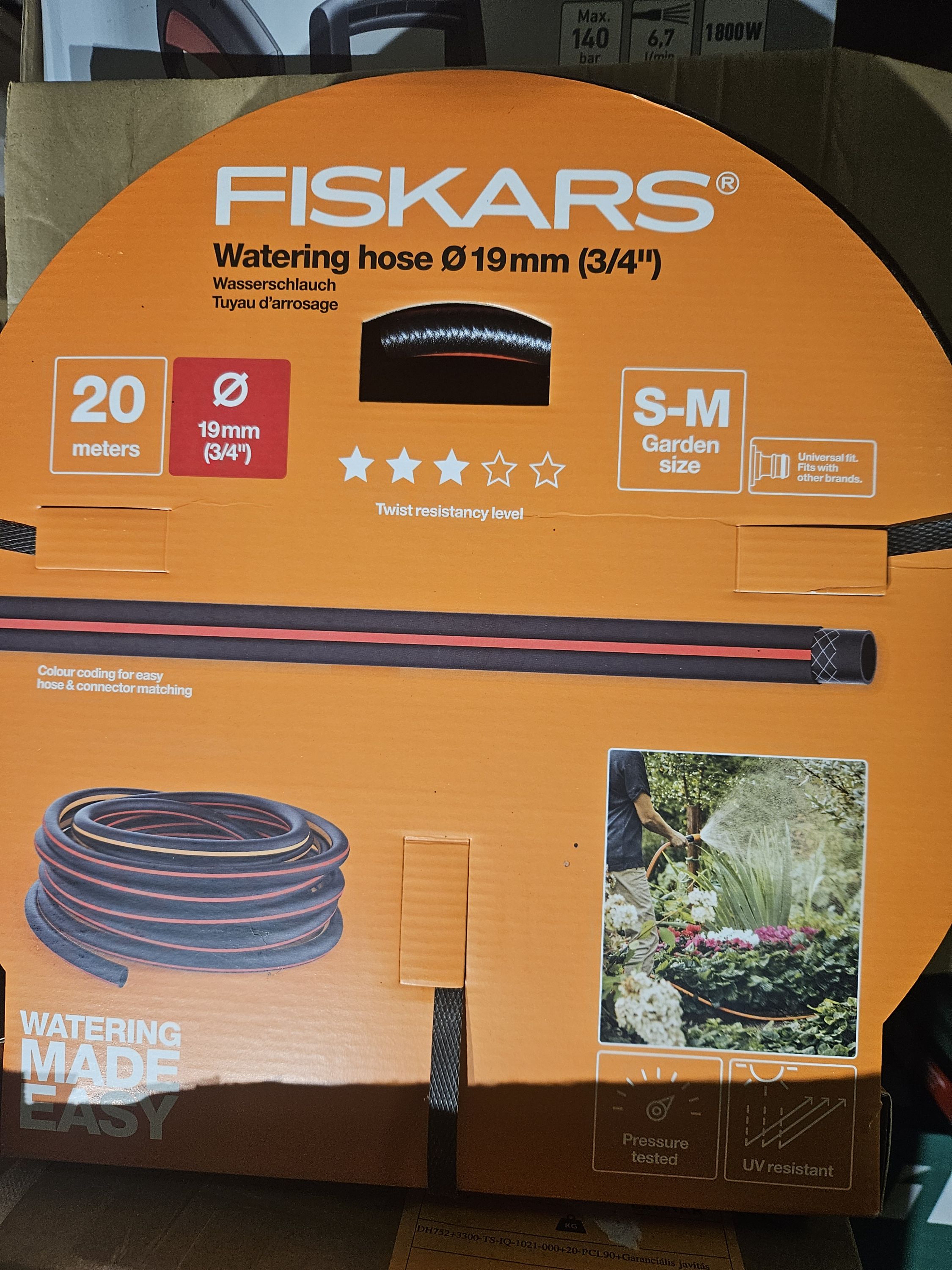 FISKARS SOLID Locsolótömlő 20 méter 3/4" termék fő termékképe