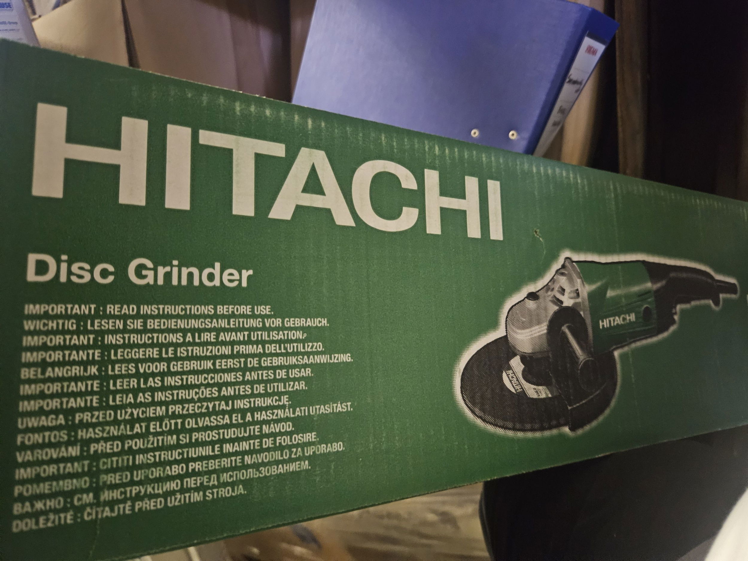 HITACHI Sarokcsiszoló 230mm G23SU termék fő termékképe