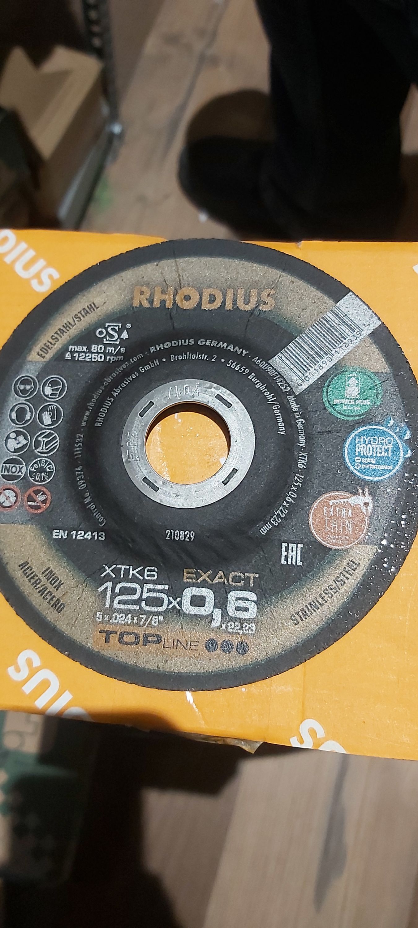 Rhodius Vágókorong 125 x 0,6 mm termék fő termékképe