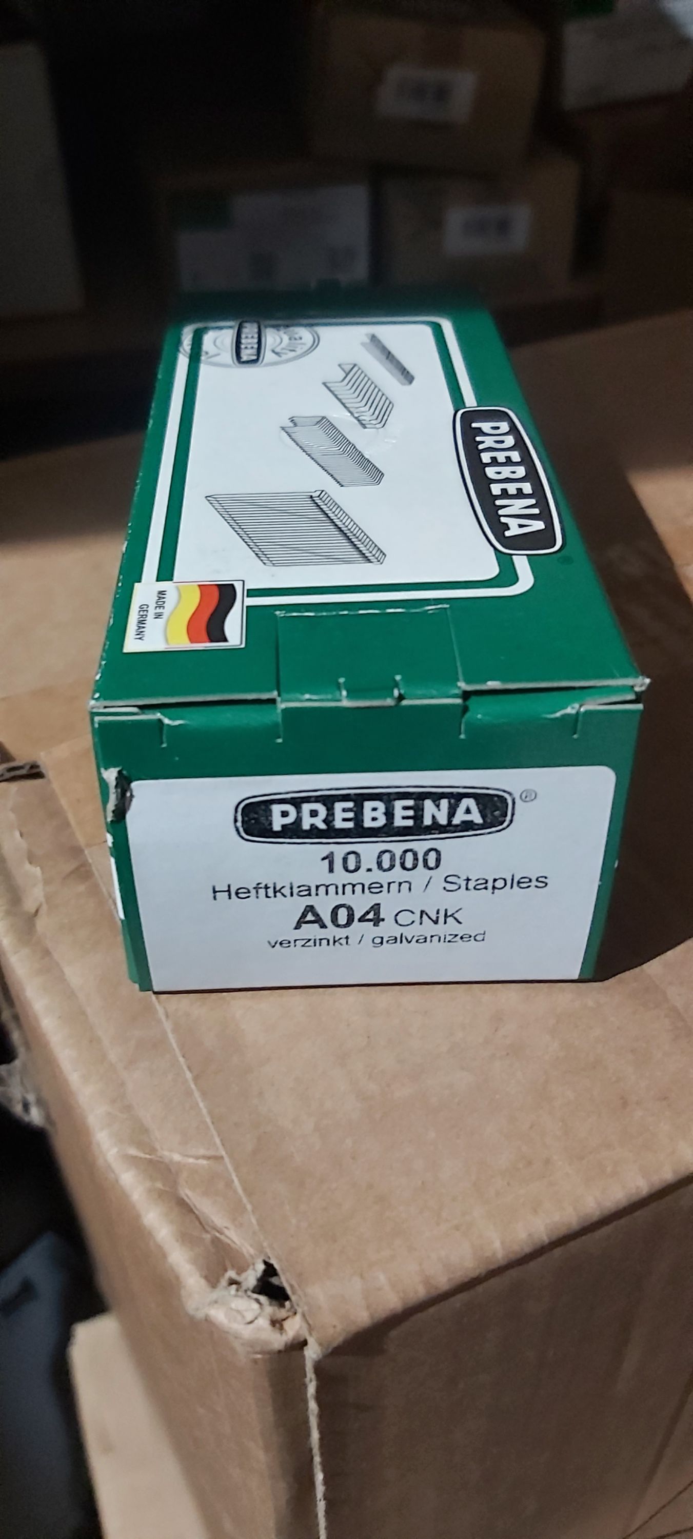 Prebena Tűzőkapocs A04CNK 10000db/csomag termék fő termékképe