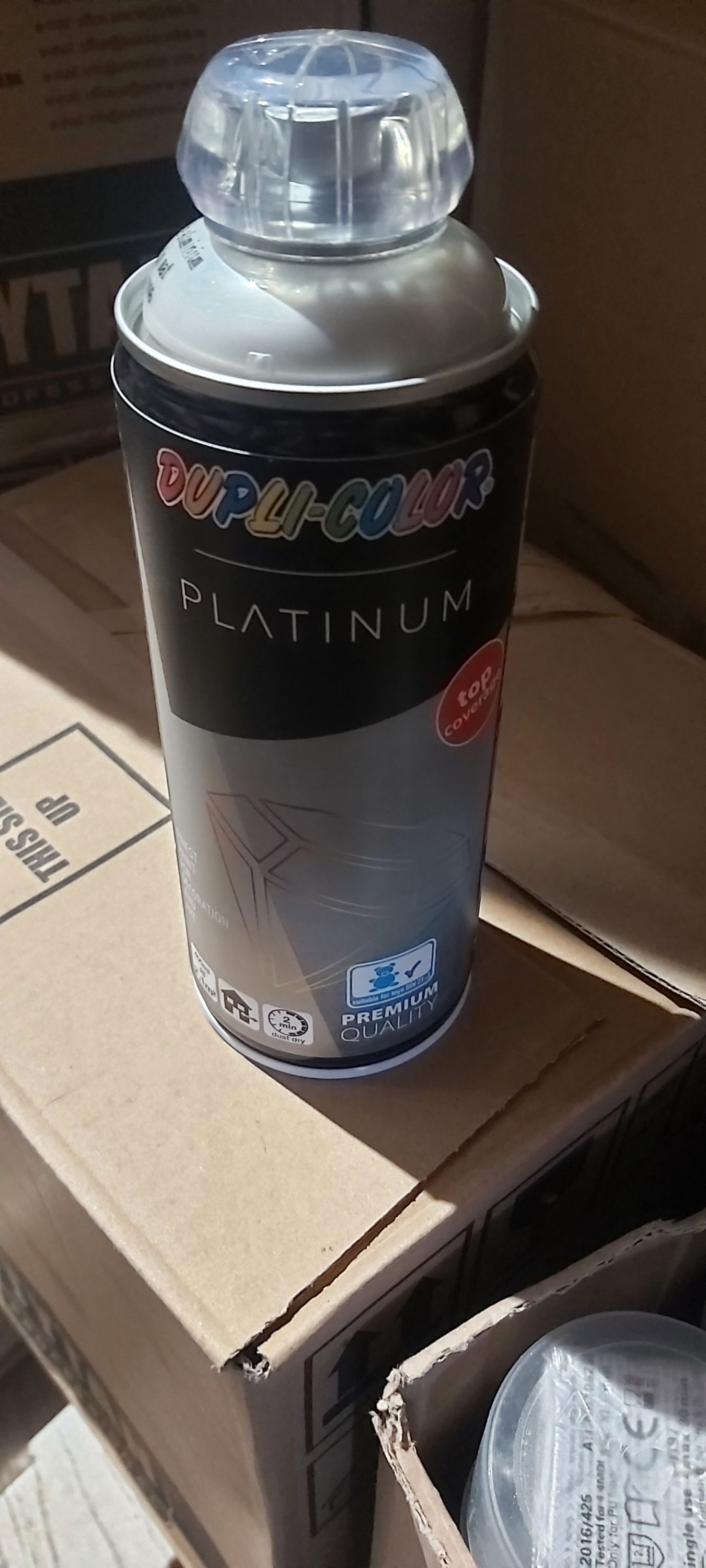 Platinum Dupli color White alumínium festék spray 400 ml termék fő termékképe