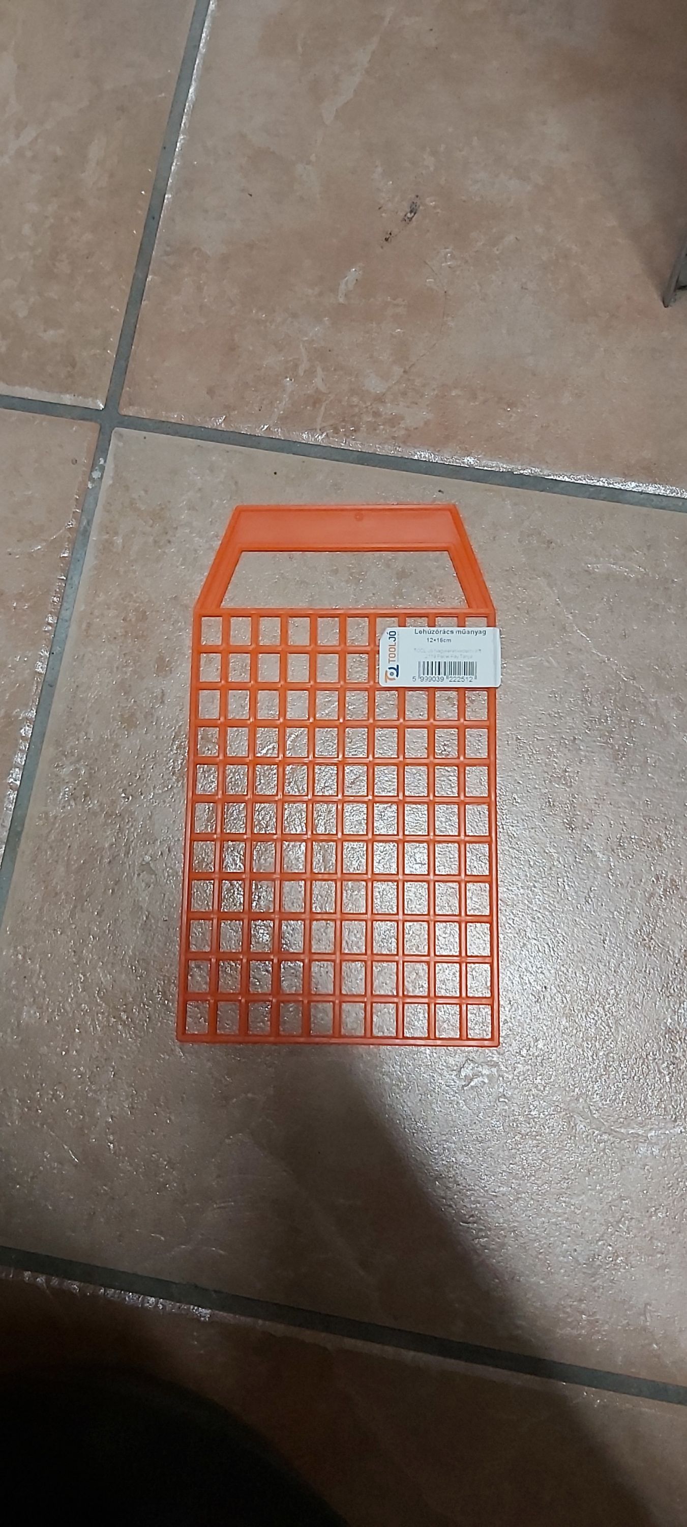 Lehúzórács műanyag 12 x 18 cm termék fő termékképe