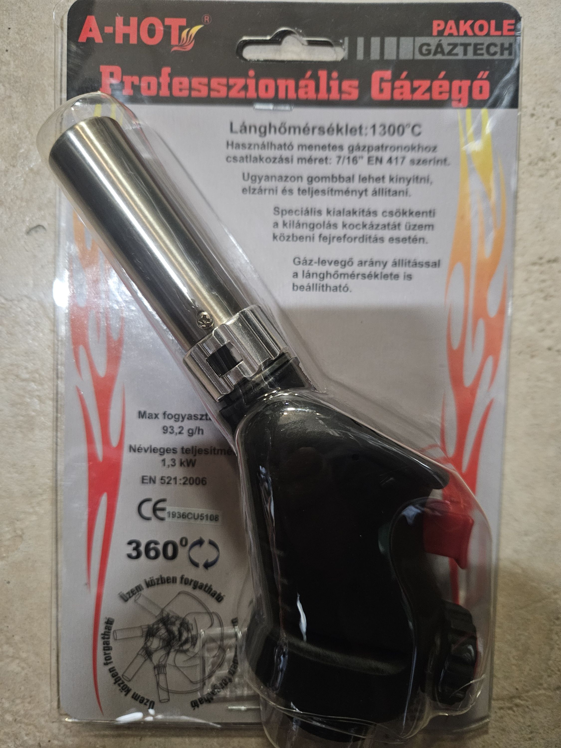 A-HOT Gázégő fej piezóval termék fő termékképe
