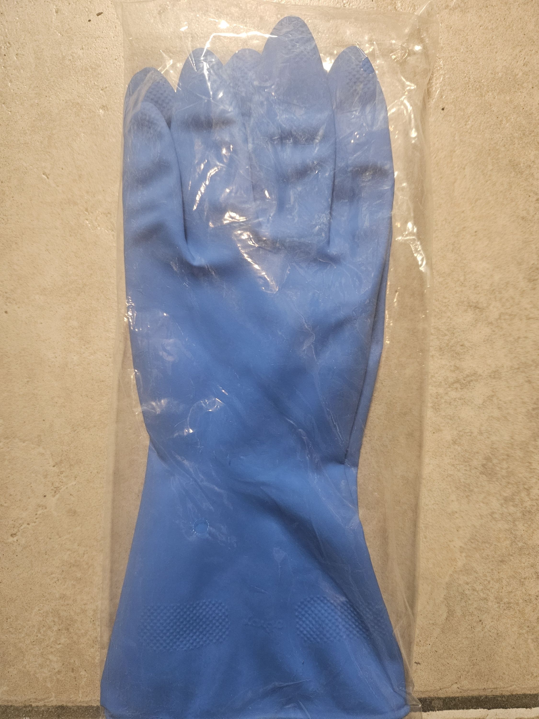 Gumikesztyű háztartási kék L-es termék fő termékképe