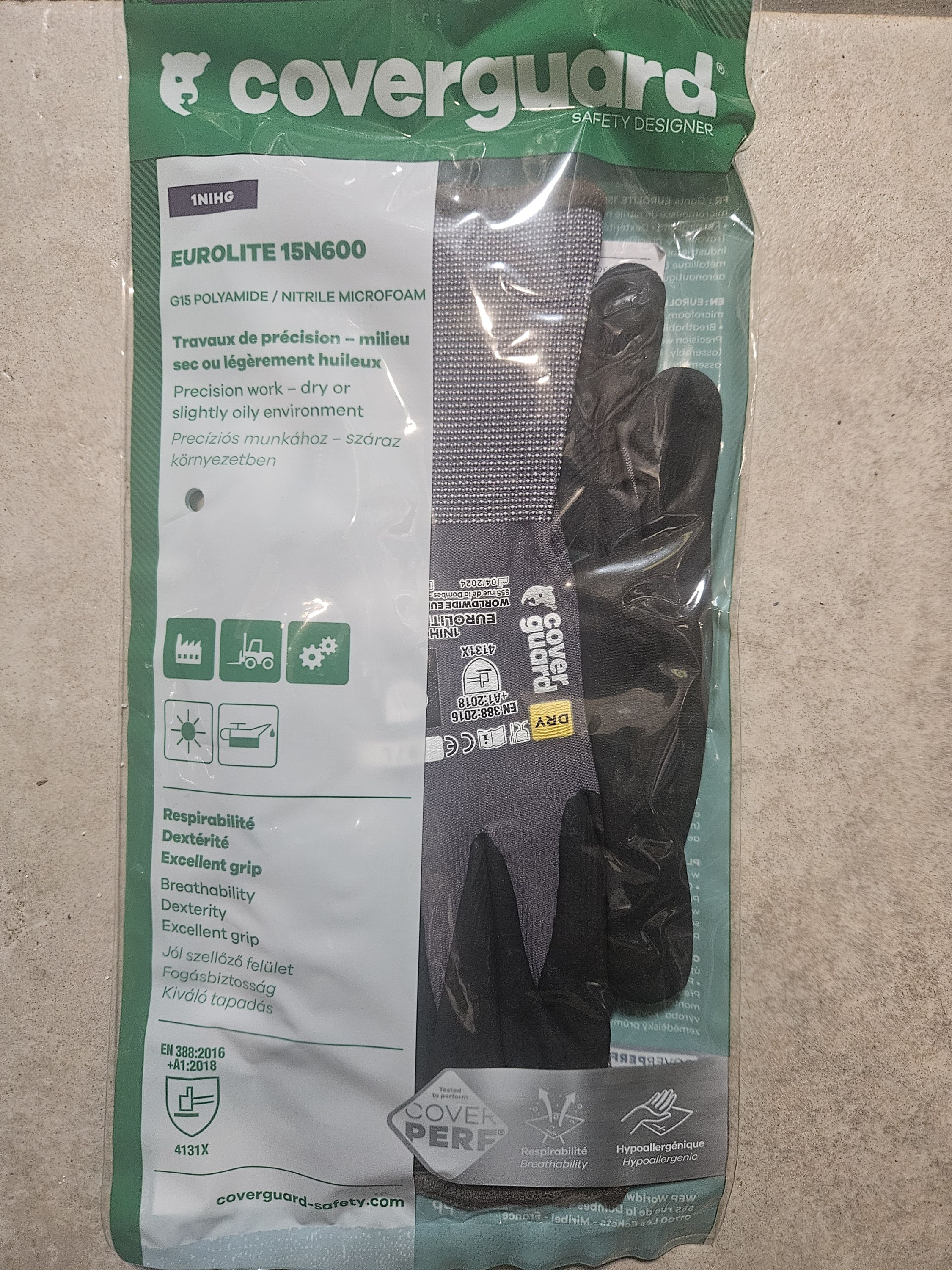 COVERGUARD Védőkesztyű 1NIHG11 termék fő termékképe