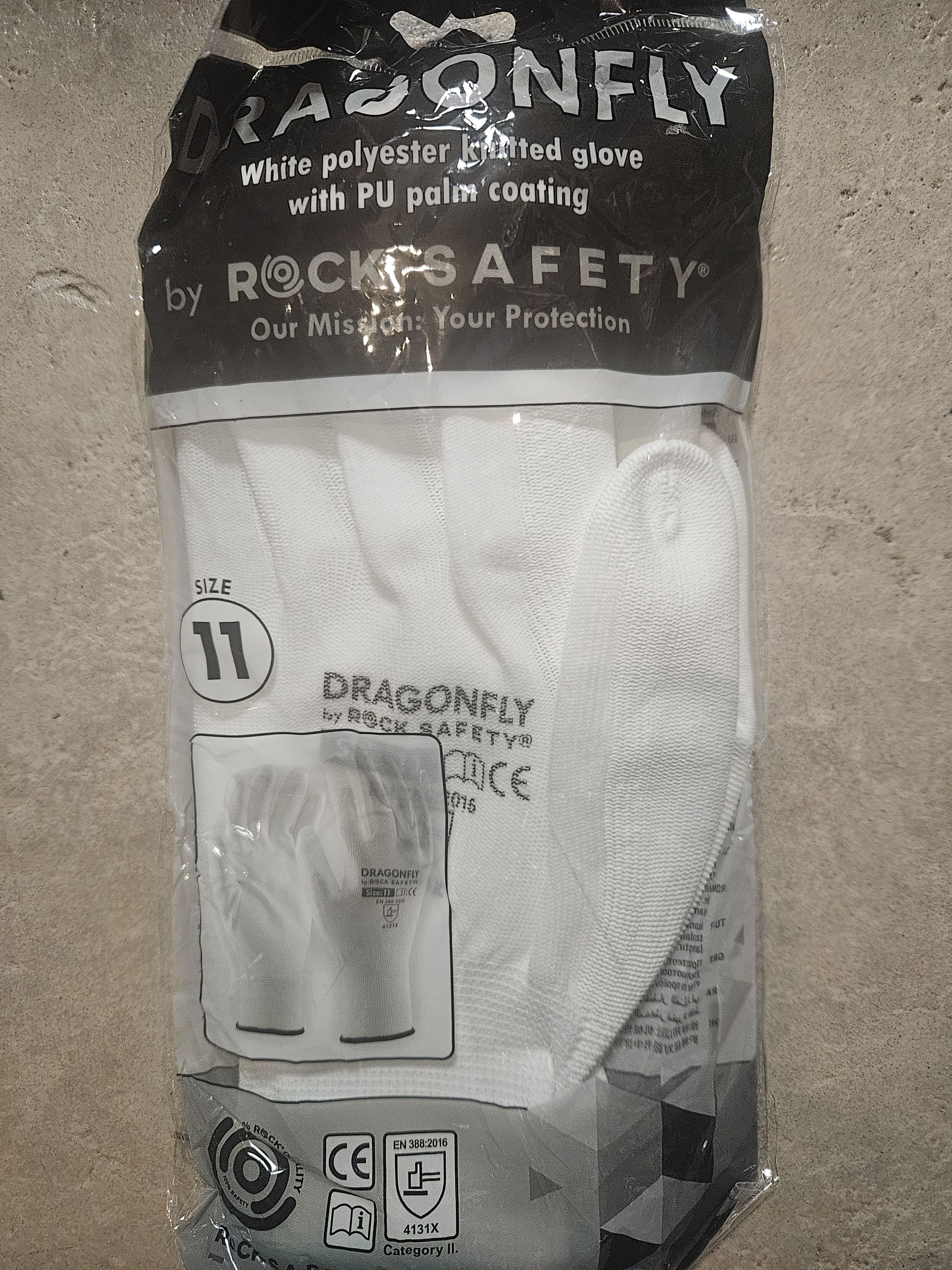 ROCK SAFETY Dragonfly védőkesztyű fehér T9 termék fő termékképe