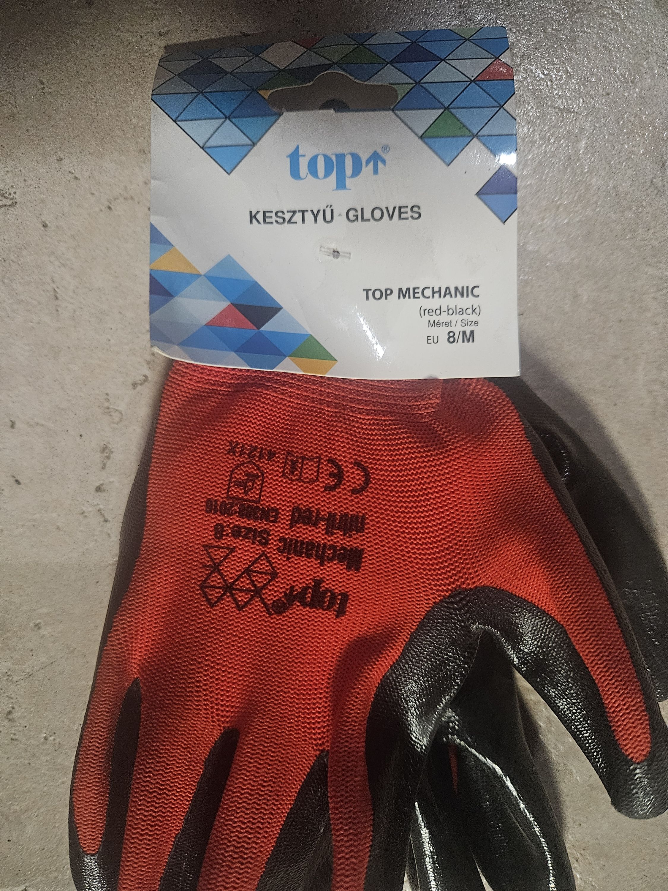 TOP MECHANIC Védőkesztyű 10/XL termék fő termékképe