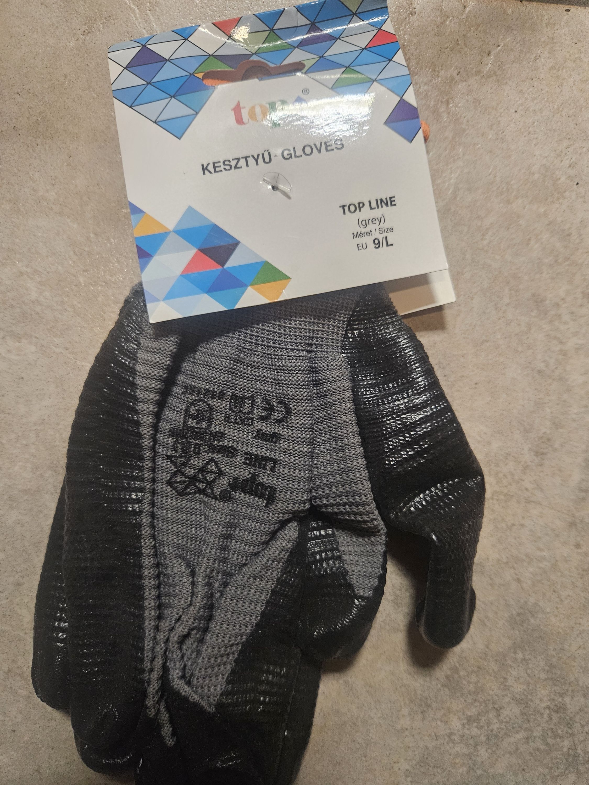 TOP LINE Védőkesztyű 9/L termék fő termékképe