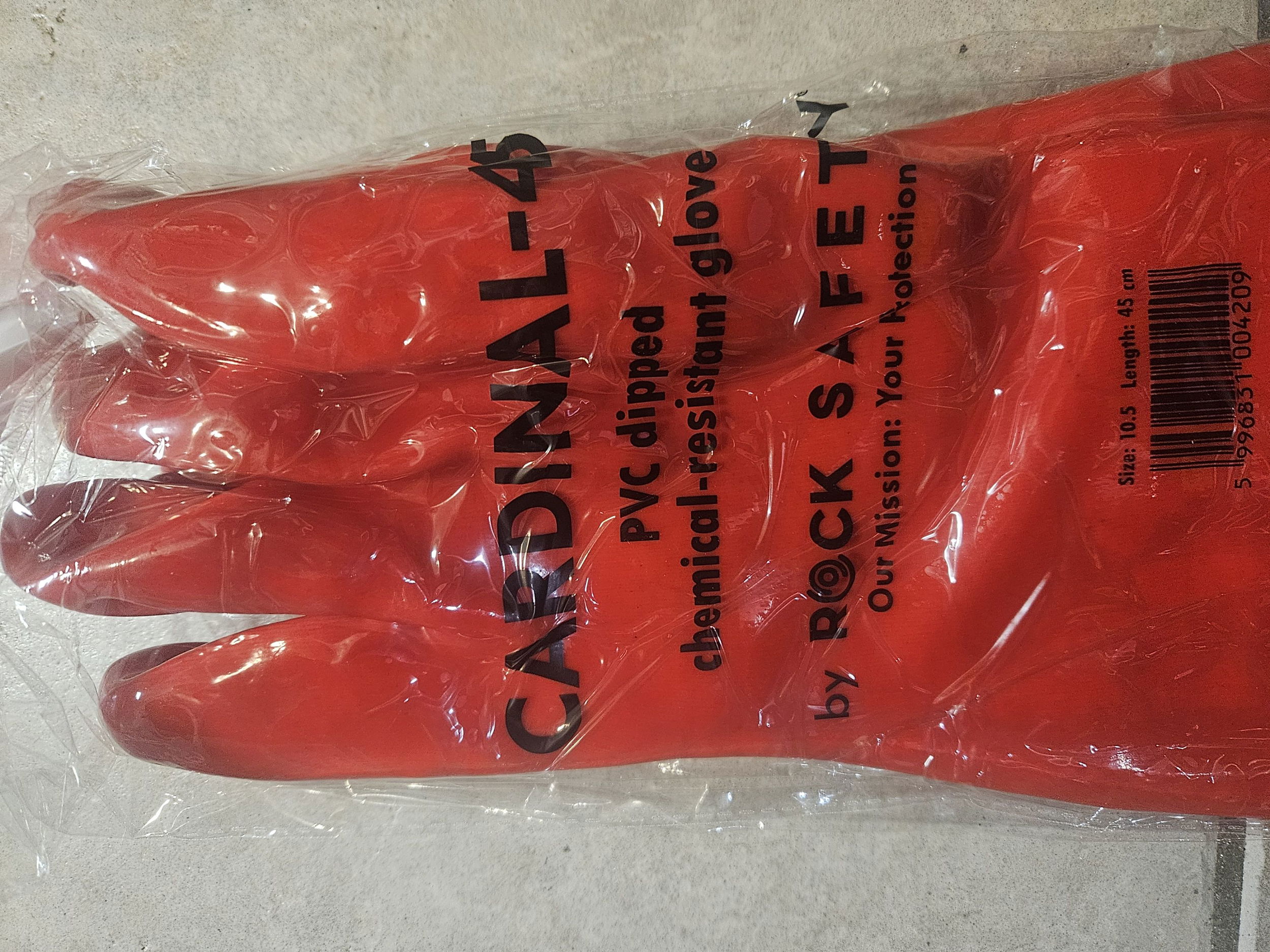 ROCK SAFETY CARDINAL- 45 védőkesztyű , saválló T10,5 termék fő termékképe