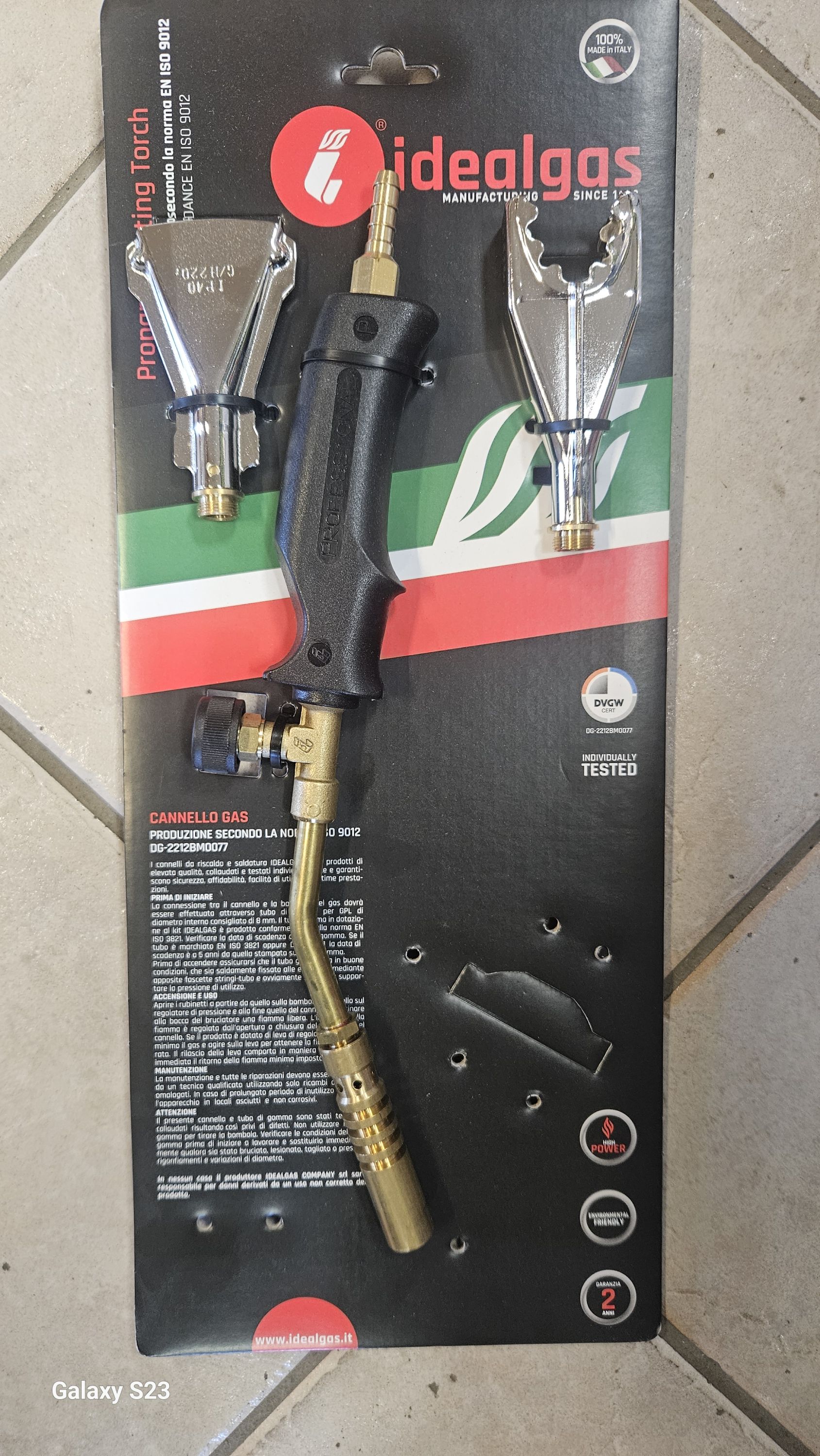 IDEALGAS gázforrasztó készlet + krokodil és lapos fej termék fő termékképe