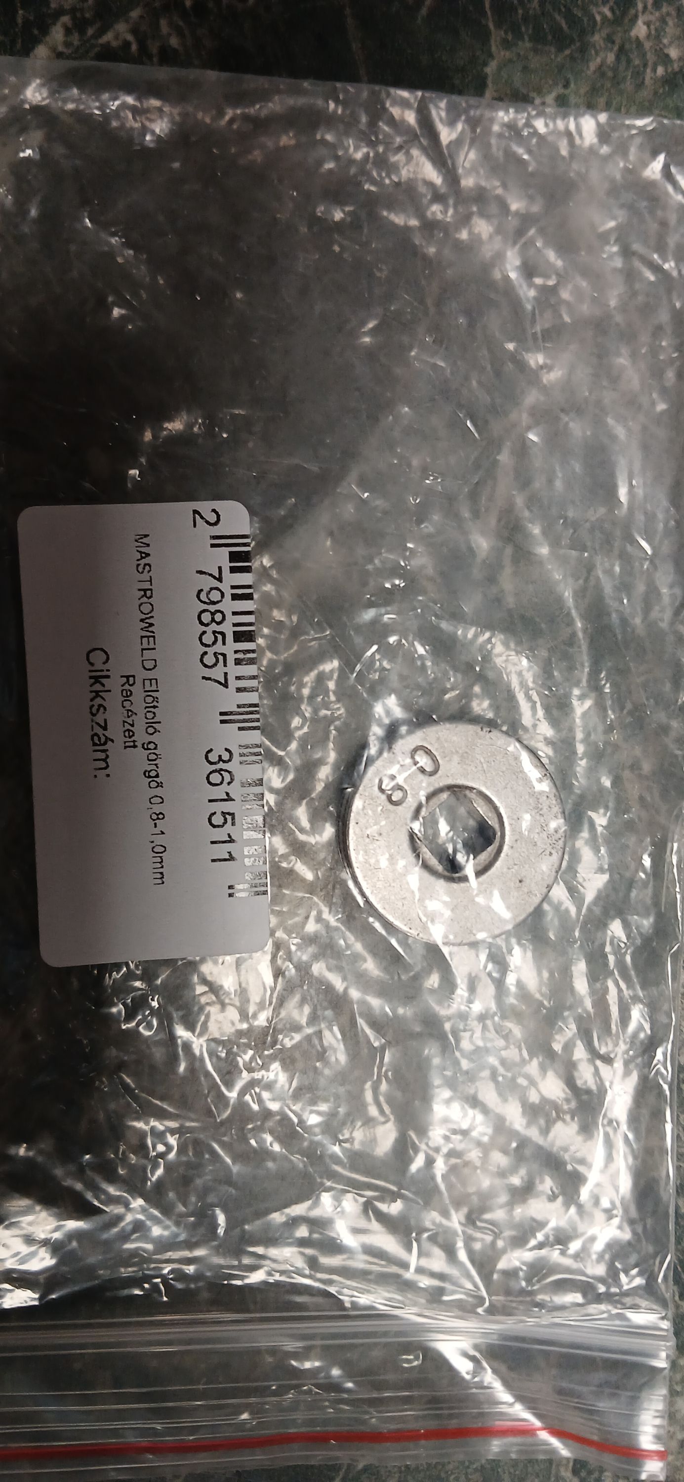 MASTROWELD Előtoló görgő 0,8-1,0mm Recézett termék fő termékképe