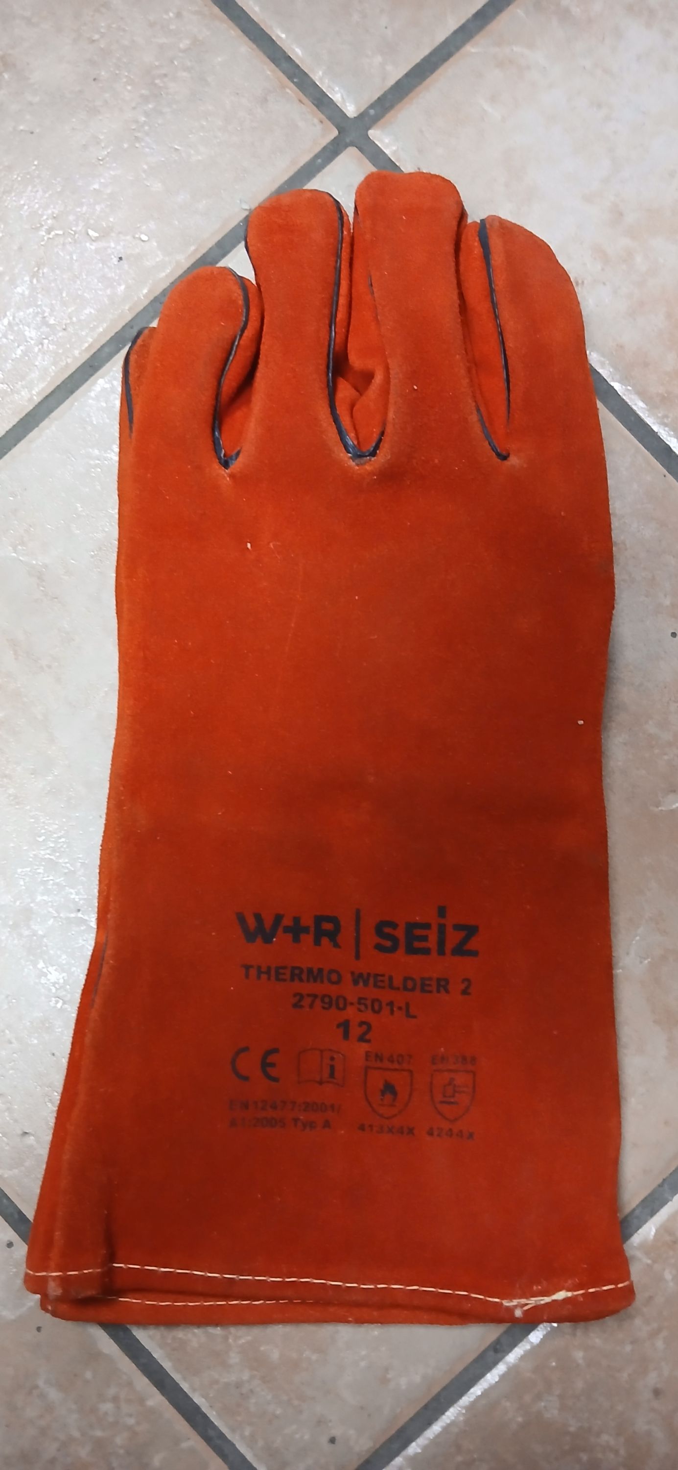 Welder 2 hegesztőkesztyű 12-es Piros termék fő termékképe