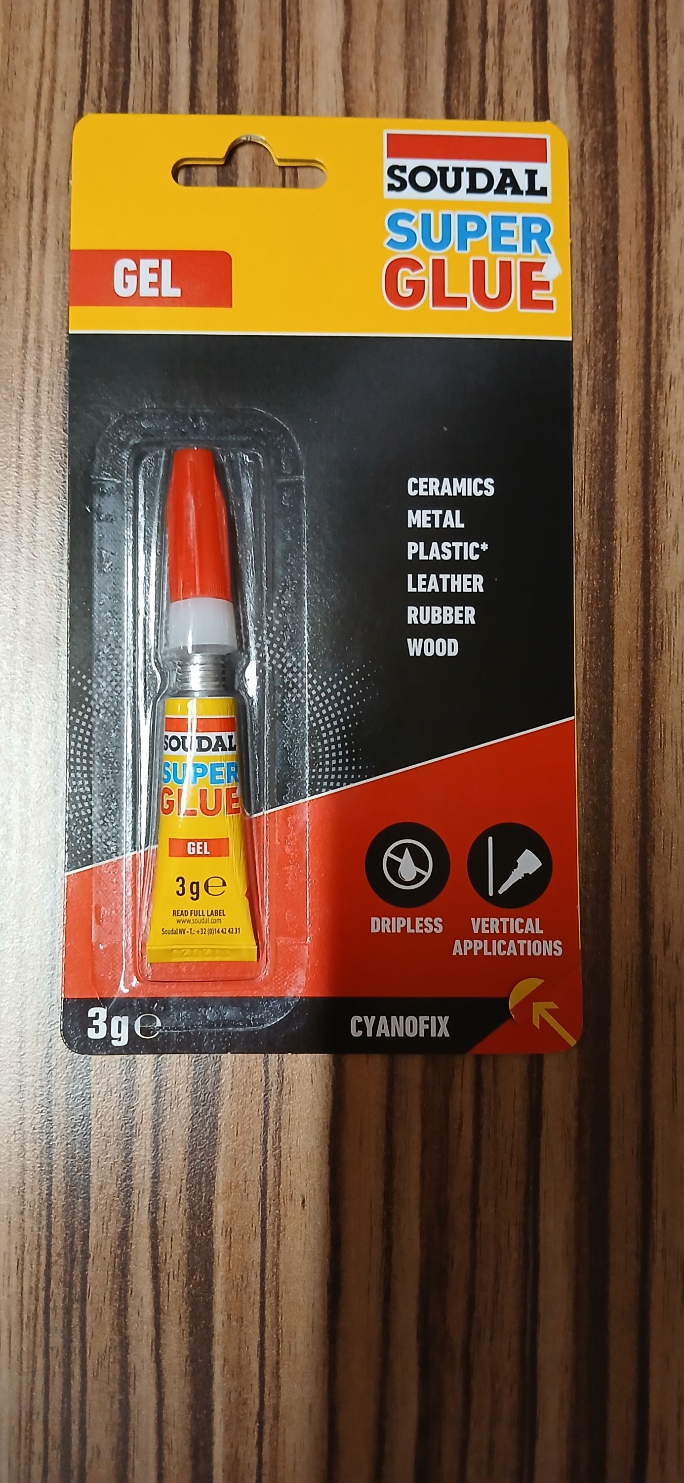 United Sealants Soudal Pillanatragasztó Gél 3 g termék fő termékképe