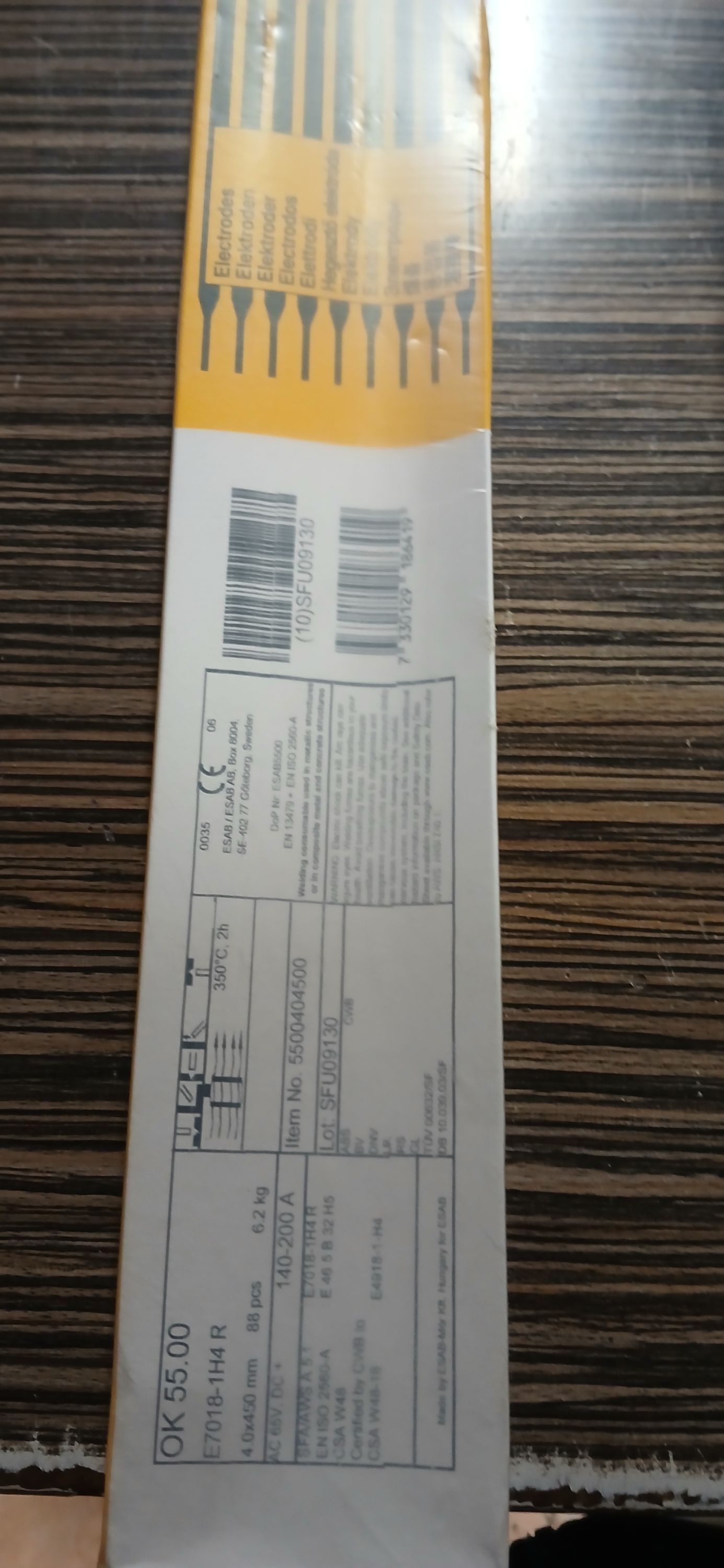 Esab OK 5500 Elektróda 4 mm 6,2kg termék fő termékképe