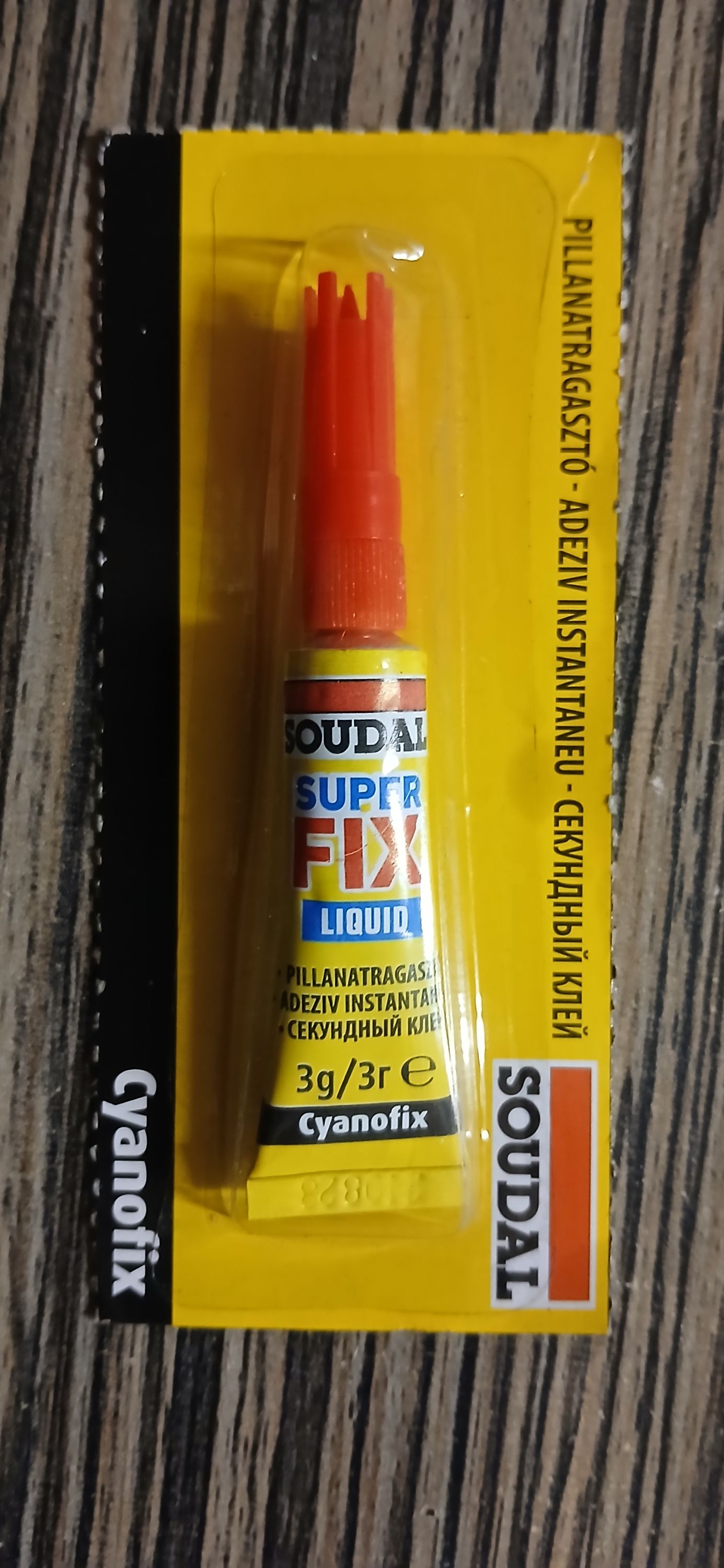 Soudal Pillanatragasztó Super FIX 3 g termék fő termékképe