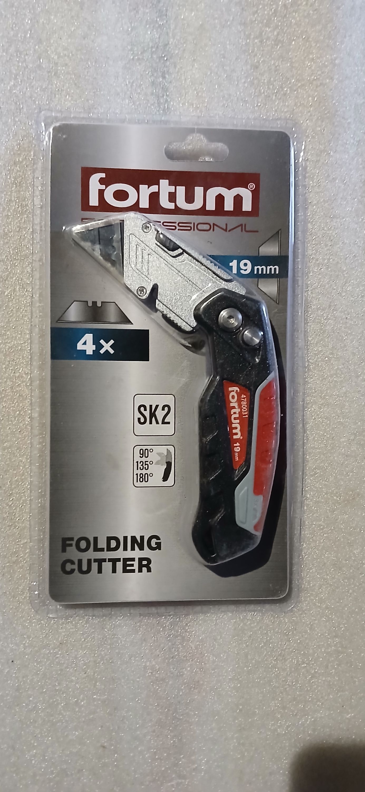 FORTUM Becsukható kés cserélhető pengével + penge termék fő termékképe